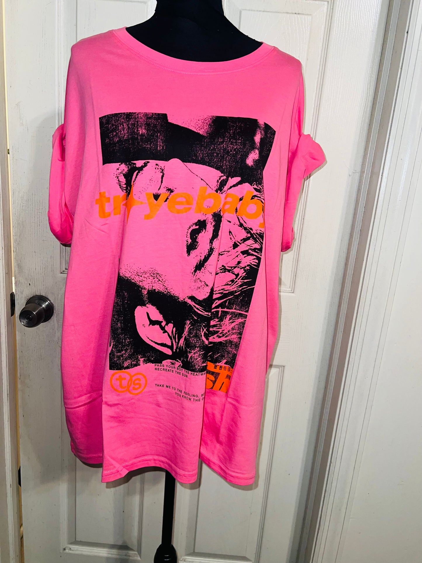 Troye Sivan Oversized Distressed Tee