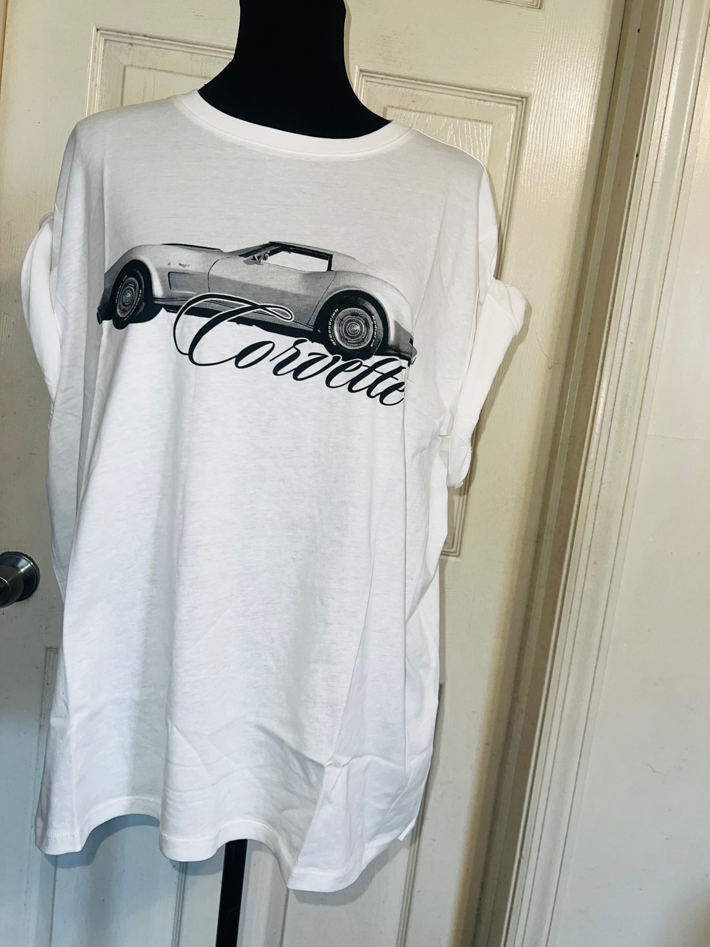 Corvette Oversized Distressed Tee