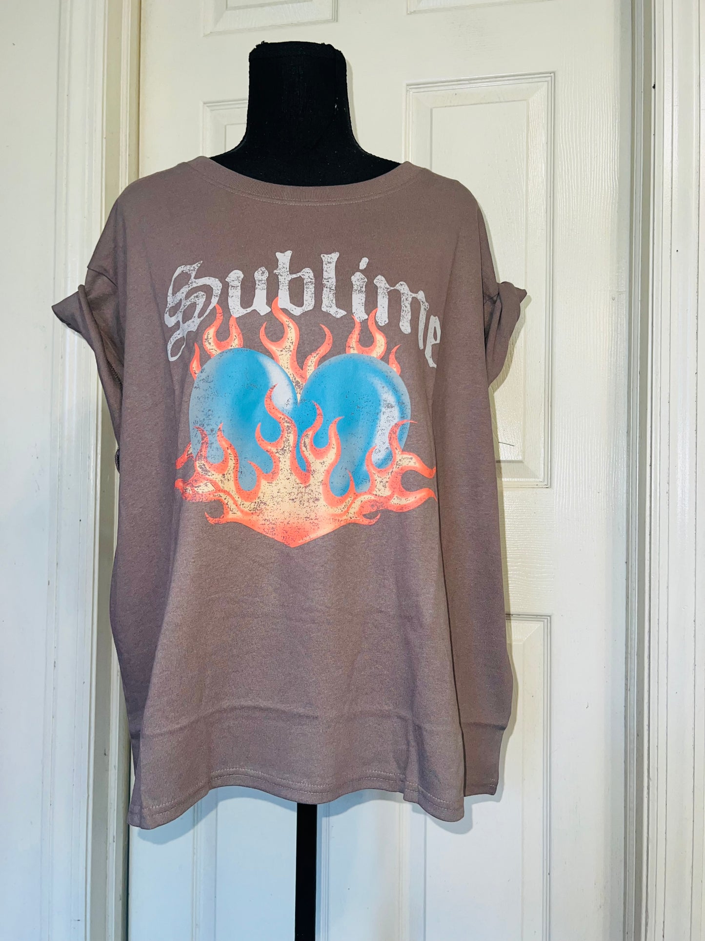Sublime Oversized Distressed Tee
