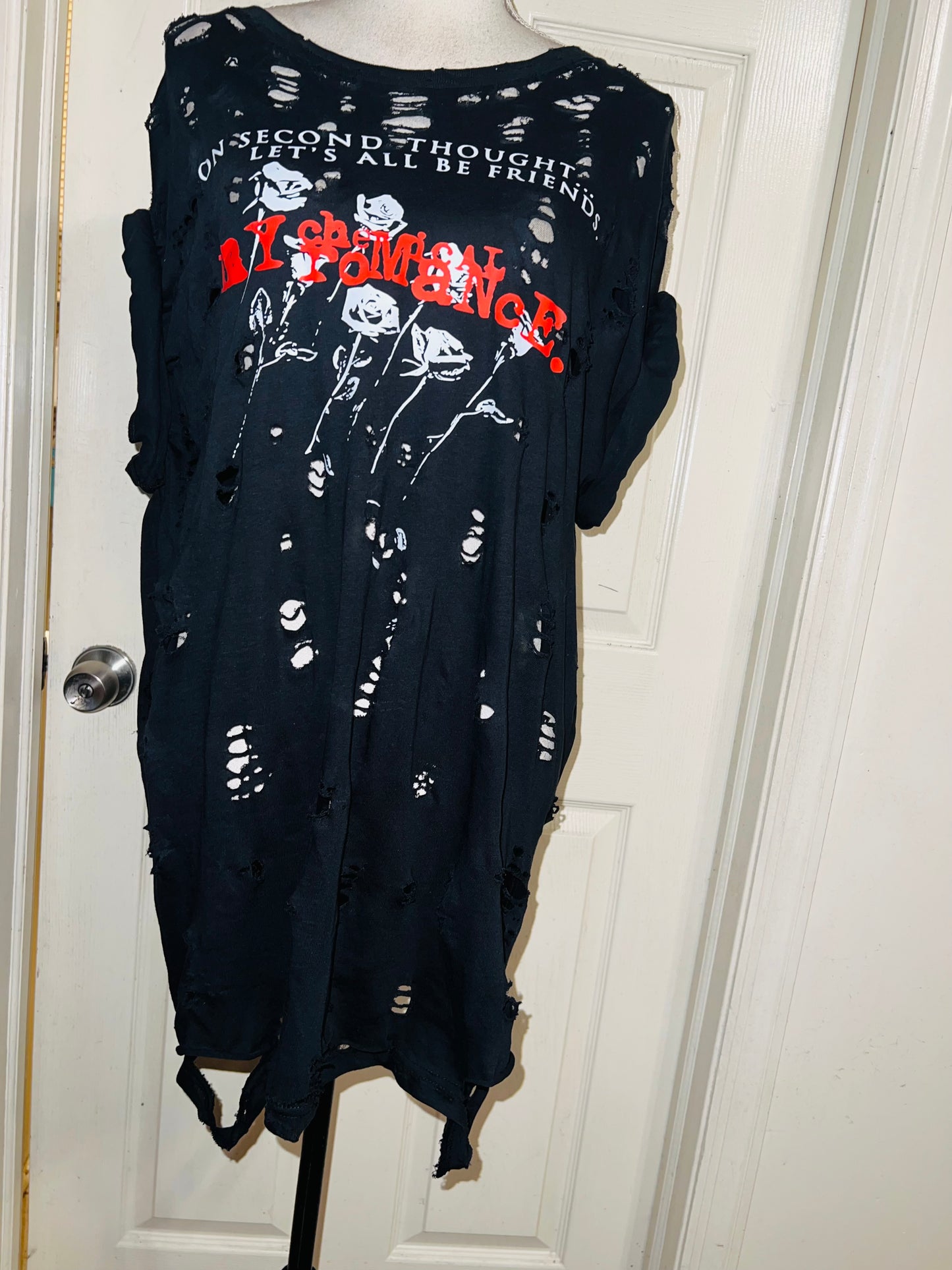 My Chemical Romance Oversized Distressed Tee
