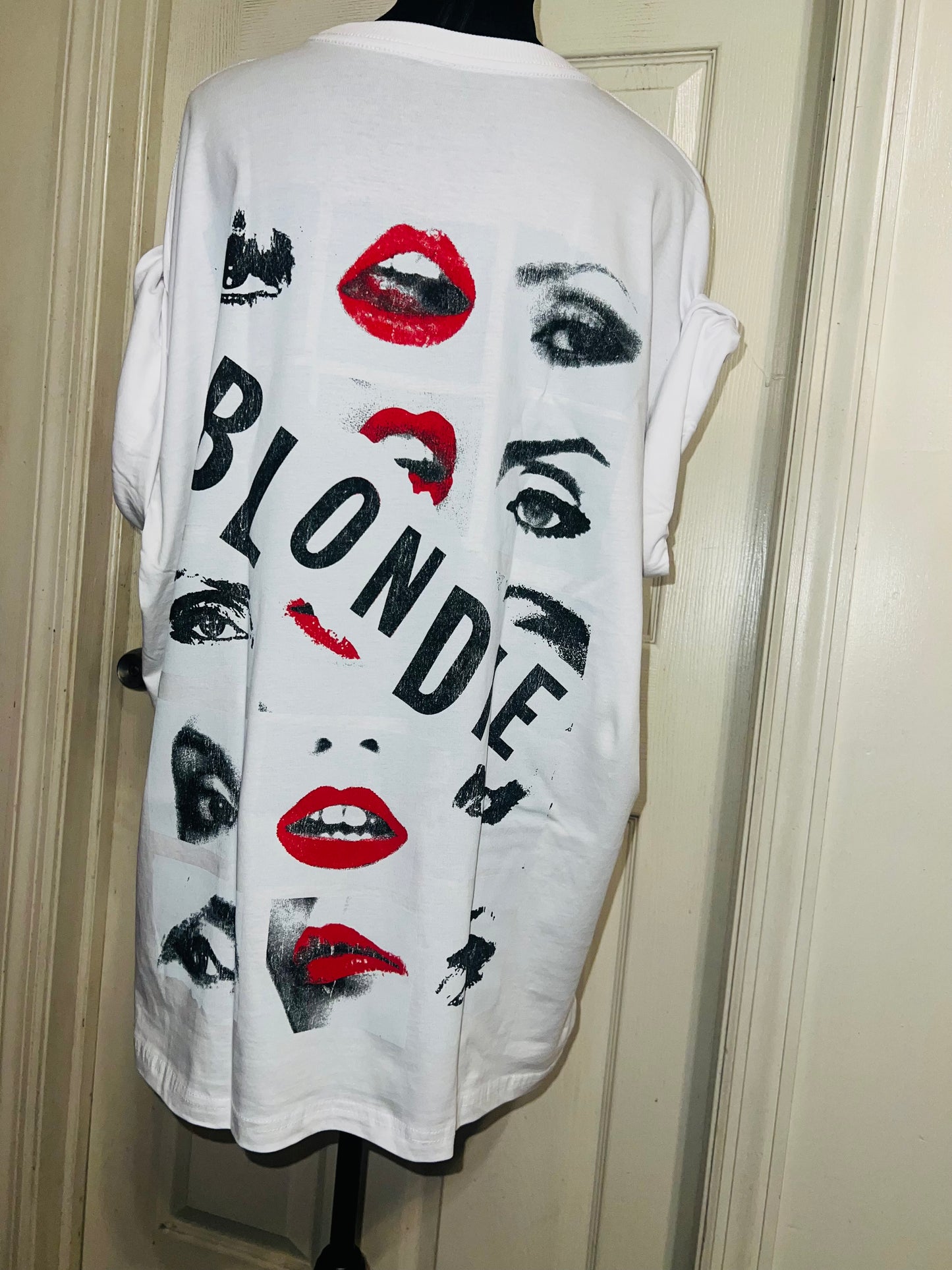 Blondie Double SIded Oversized Distressed Tee