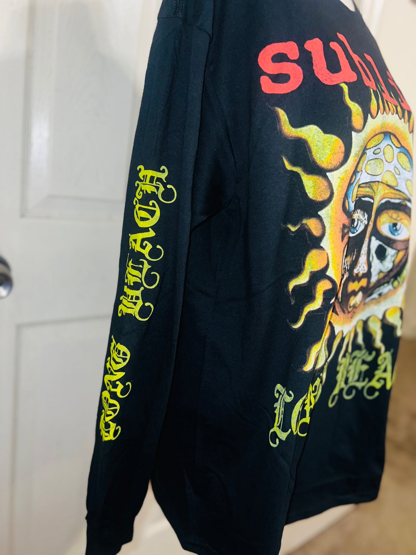 Sublime Oversized Distressed Long Sleeve Tee