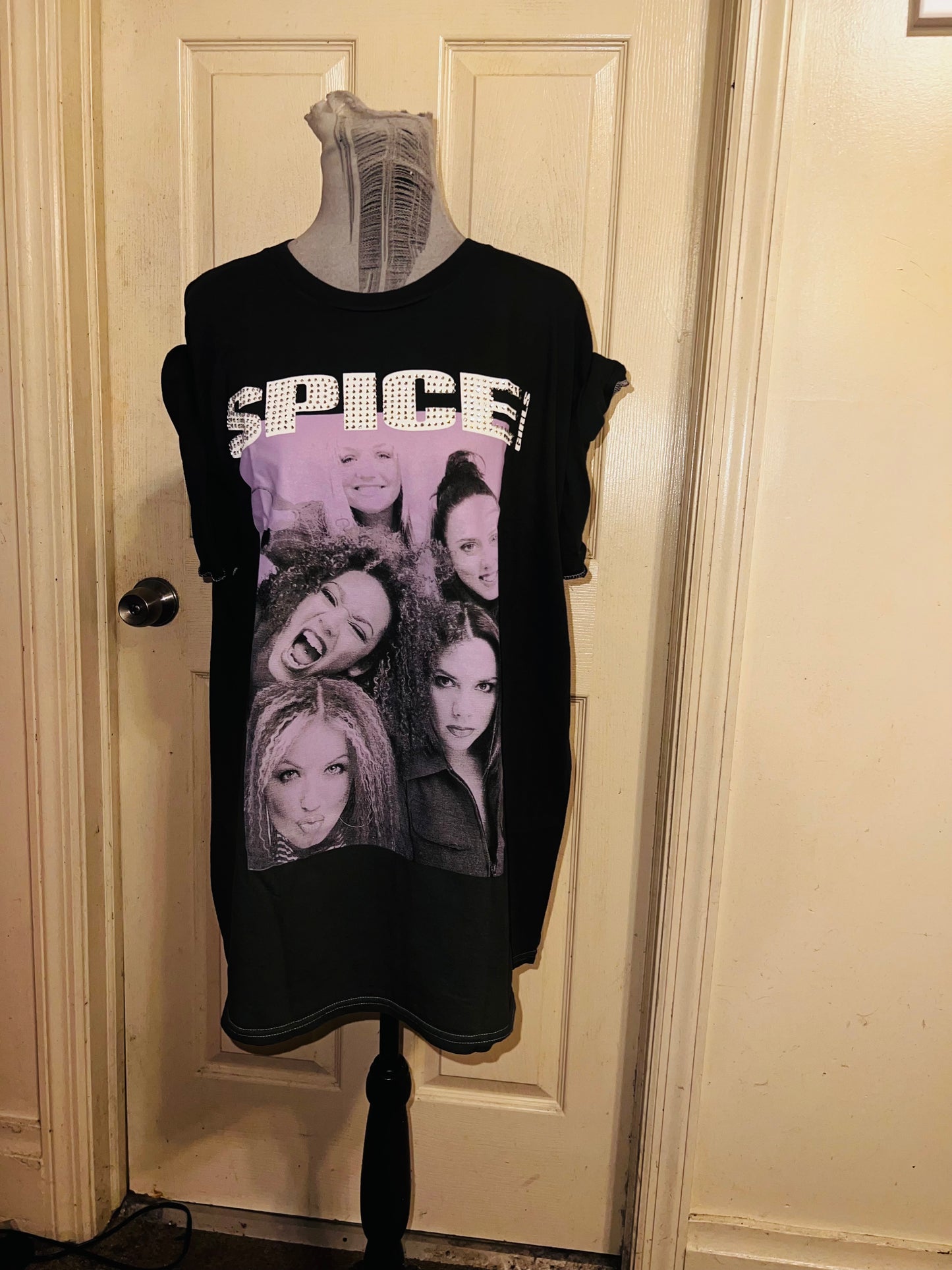 The Spice Girls Oversized Distressed Tee