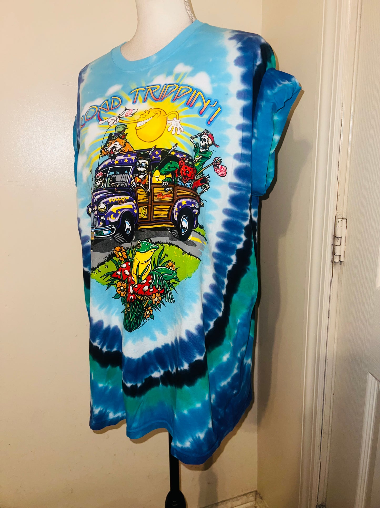 Grateful Dead Road Trippin’ Double Sided Distressed Tee