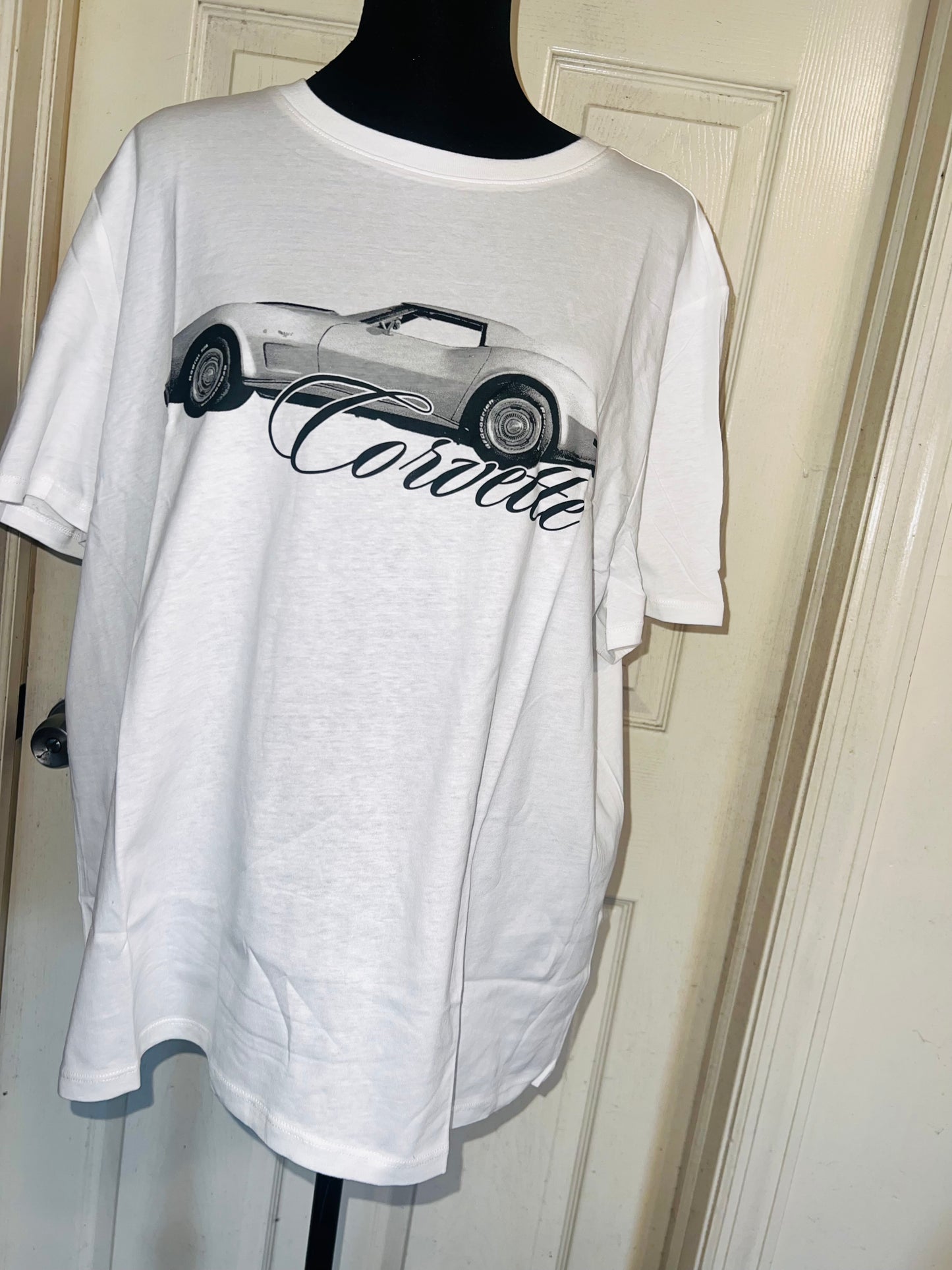 Corvette Oversized Distressed Tee