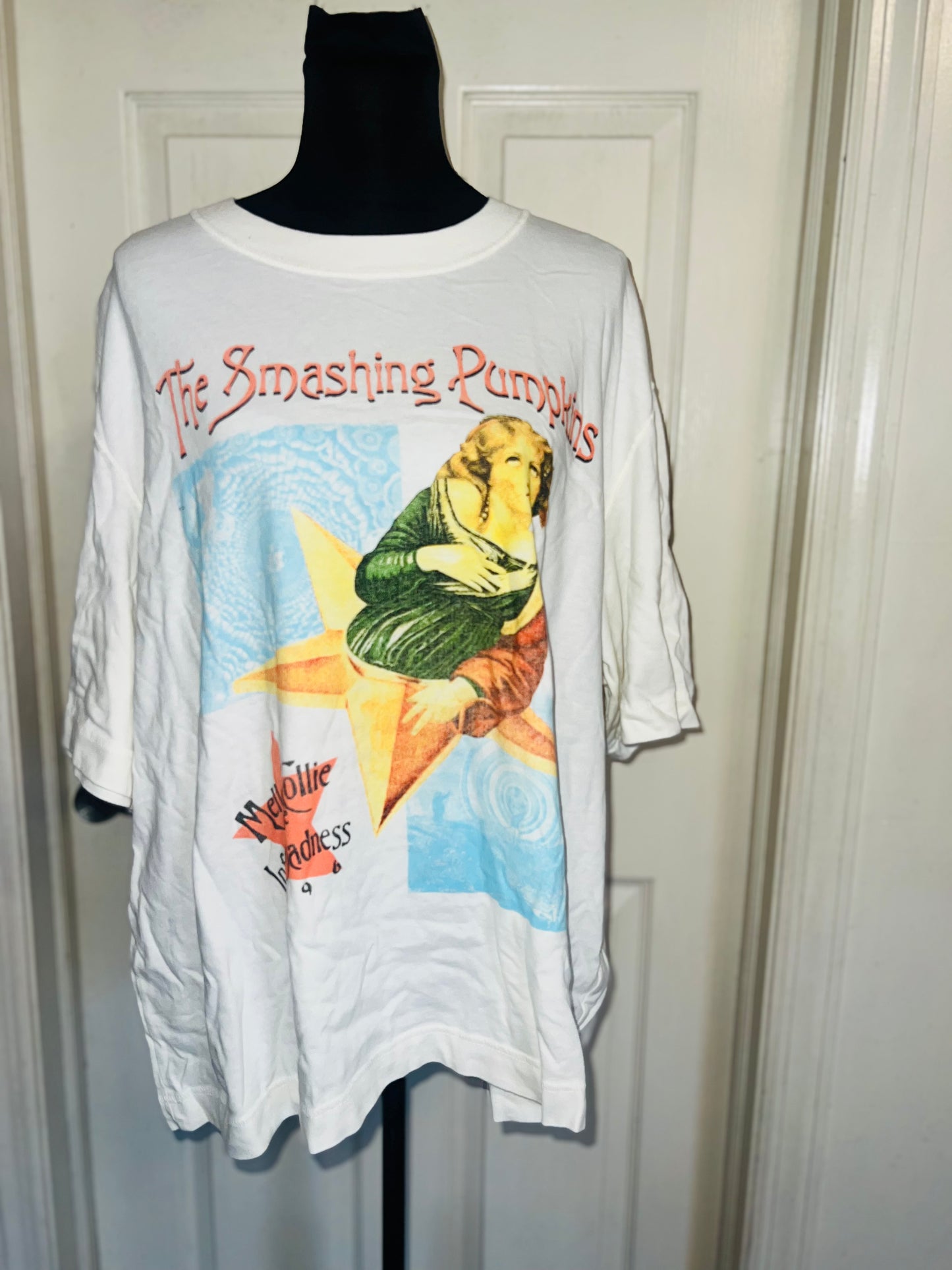 The Smashing Pumpkins Double Sided Oversized Distressed Tee