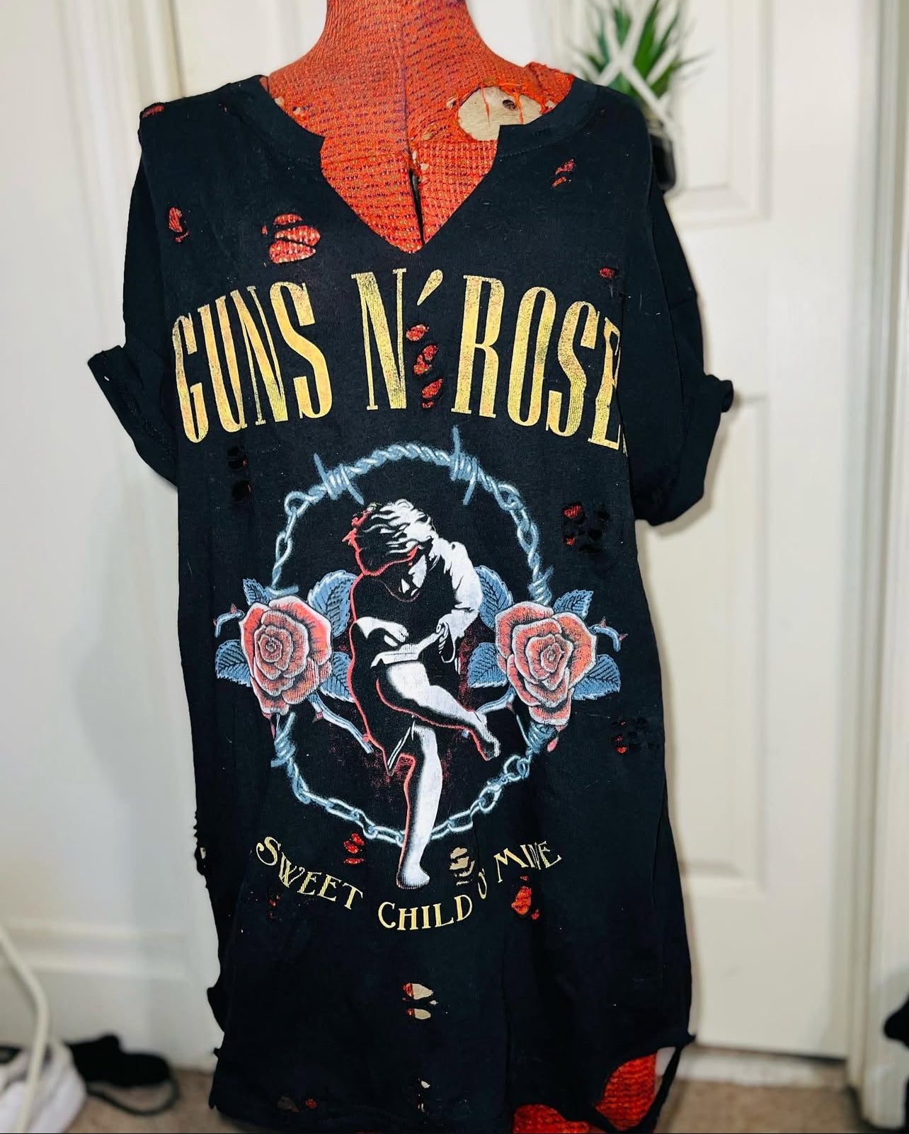 Guns n’ Roses Oversized Distressed Tee