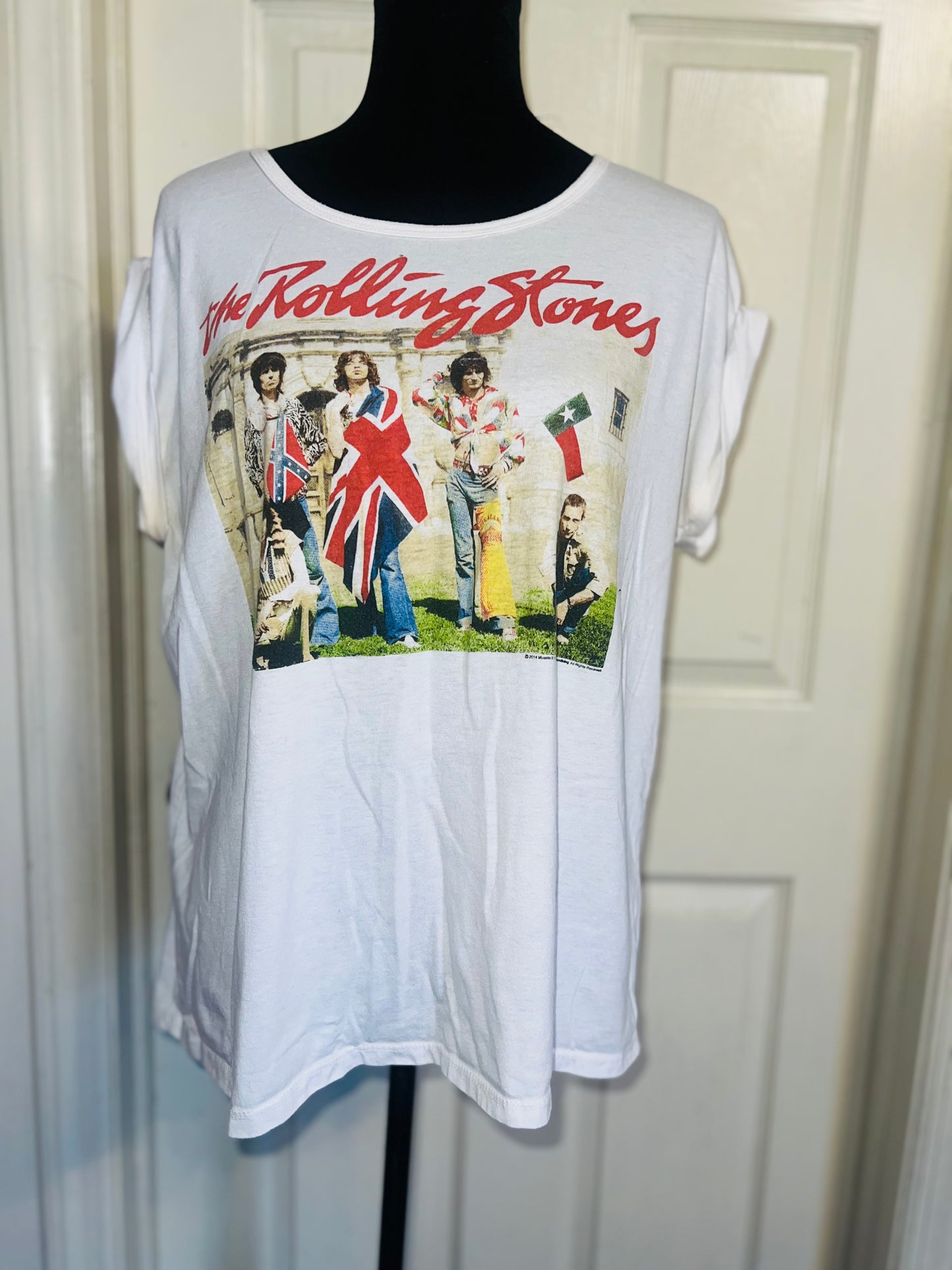 The Rolling Stones Oversized Distressed Tee