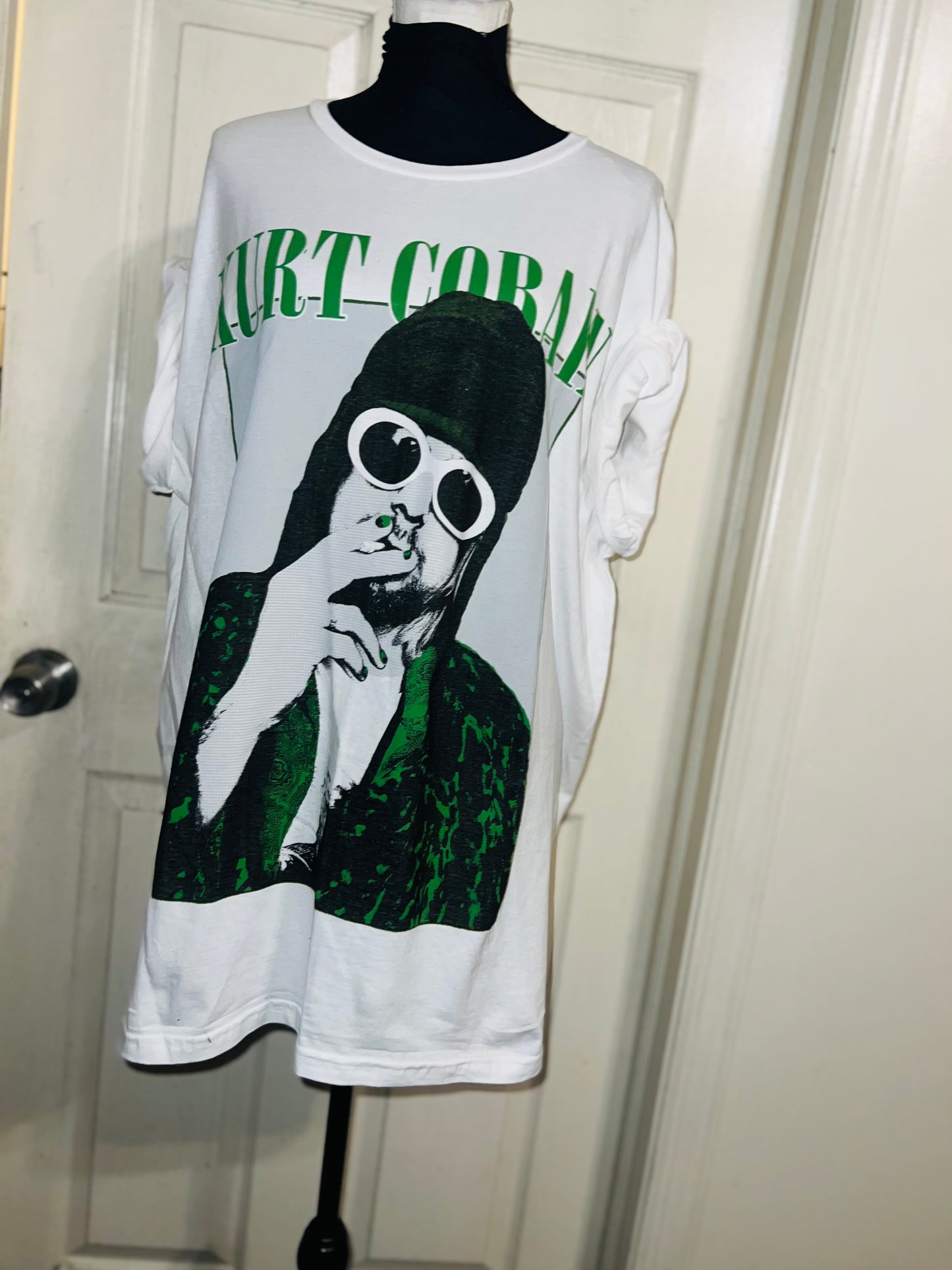 Kurt Cobain Oversized Distressed Tee