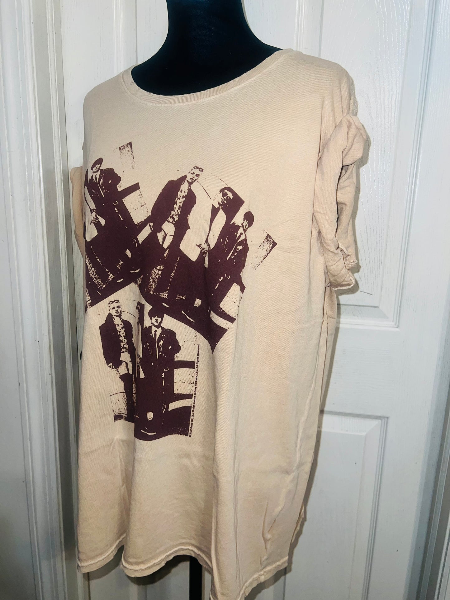 Blondie Double Sided Oversized Distressed Tee