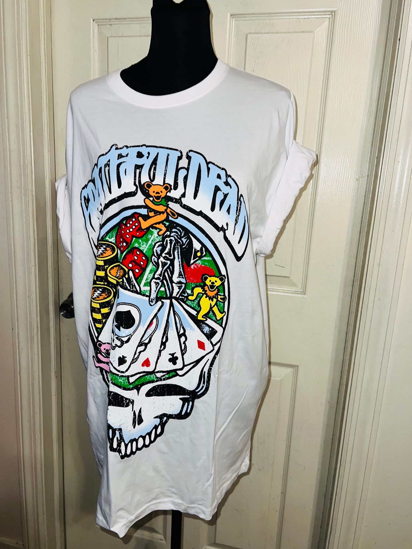 Grateful Dead Oversized Distressed Tee