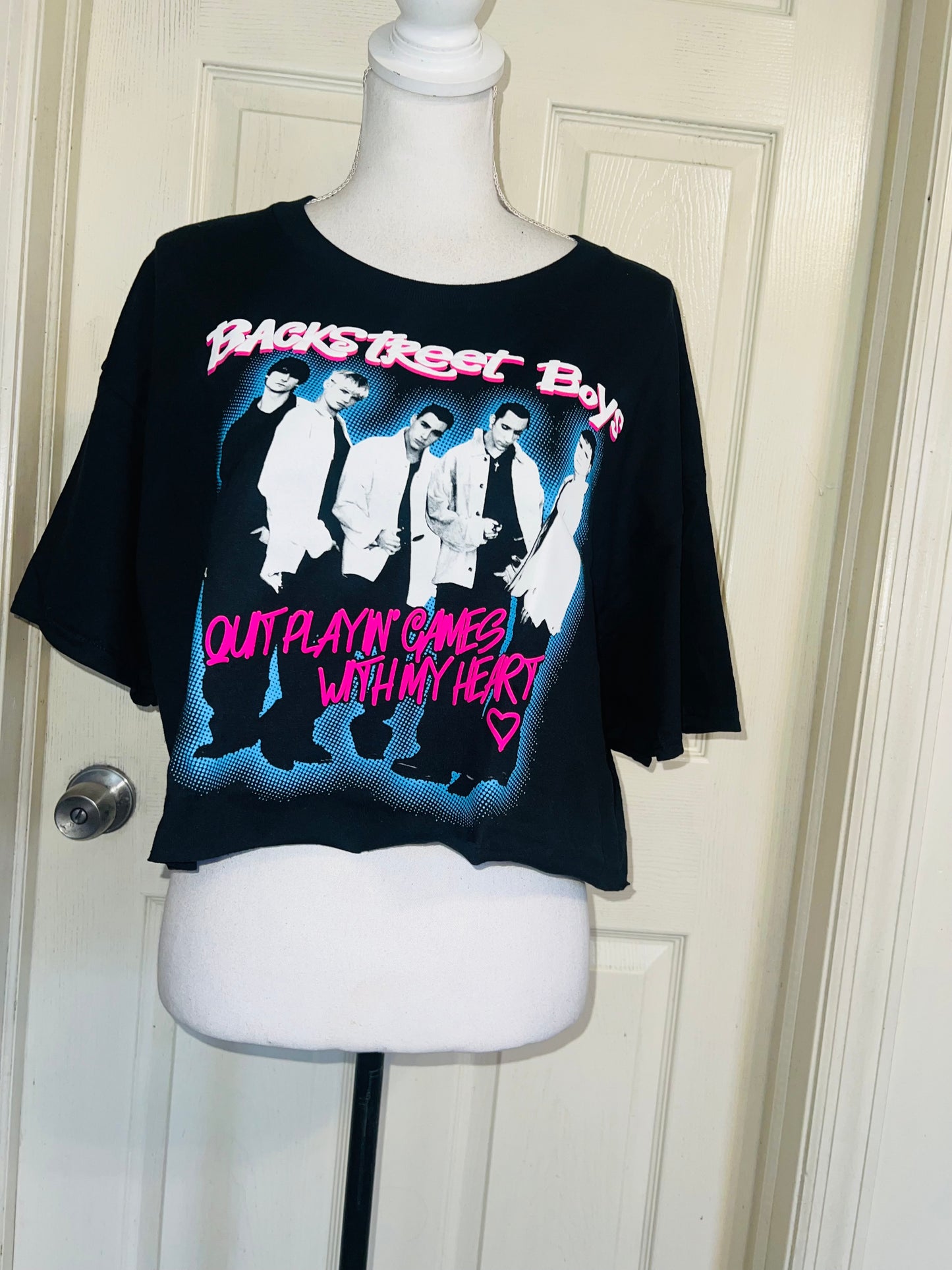Backstreet Boys Oversized Distressed Tee