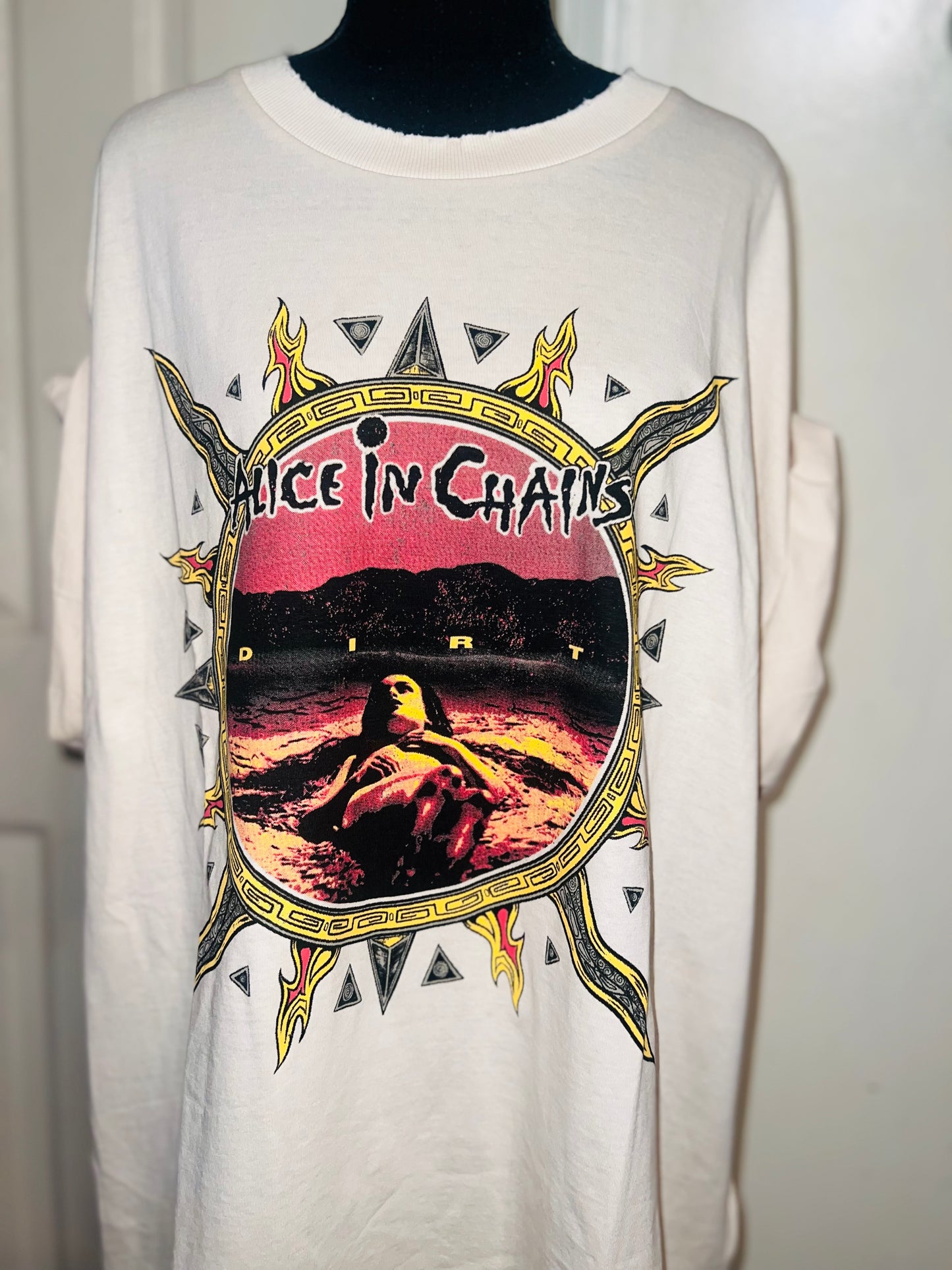 Alice In Chains Oversized Distressed Tee