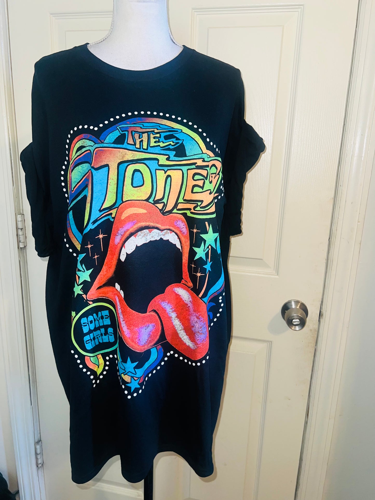 Rolling Stones Oversized Distressed Tee