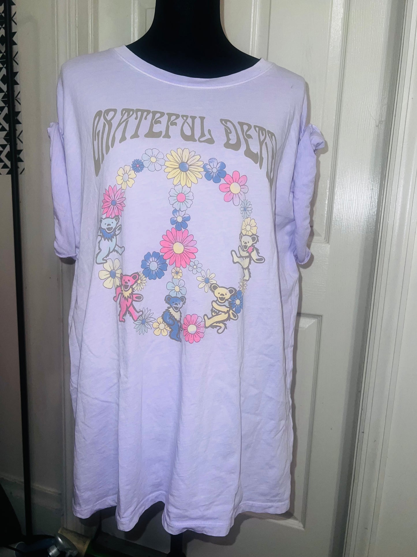 The Grateful Dead Oversized Distressed Tee