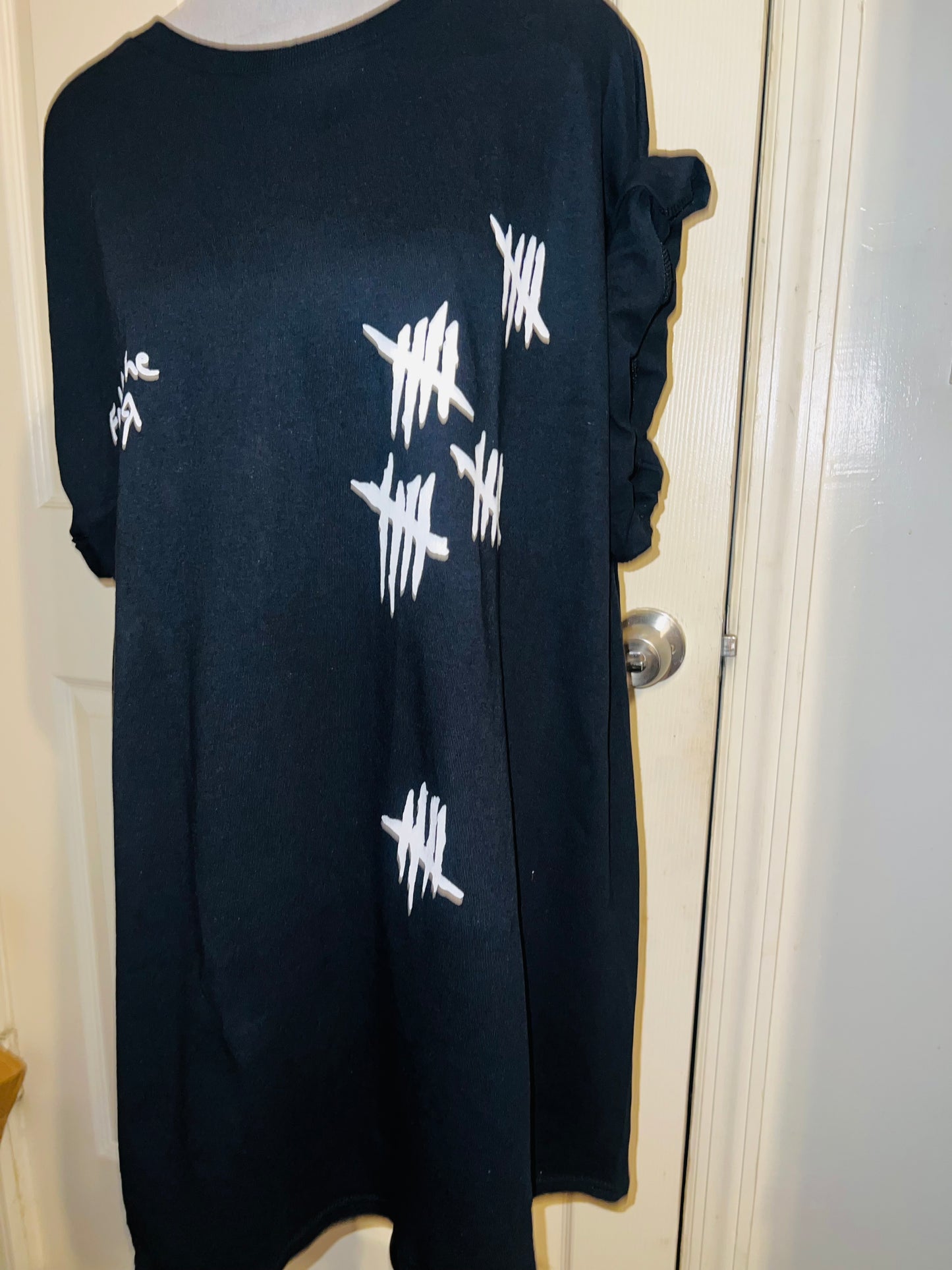 Korn Double Sided Oversized Distressed Tee
