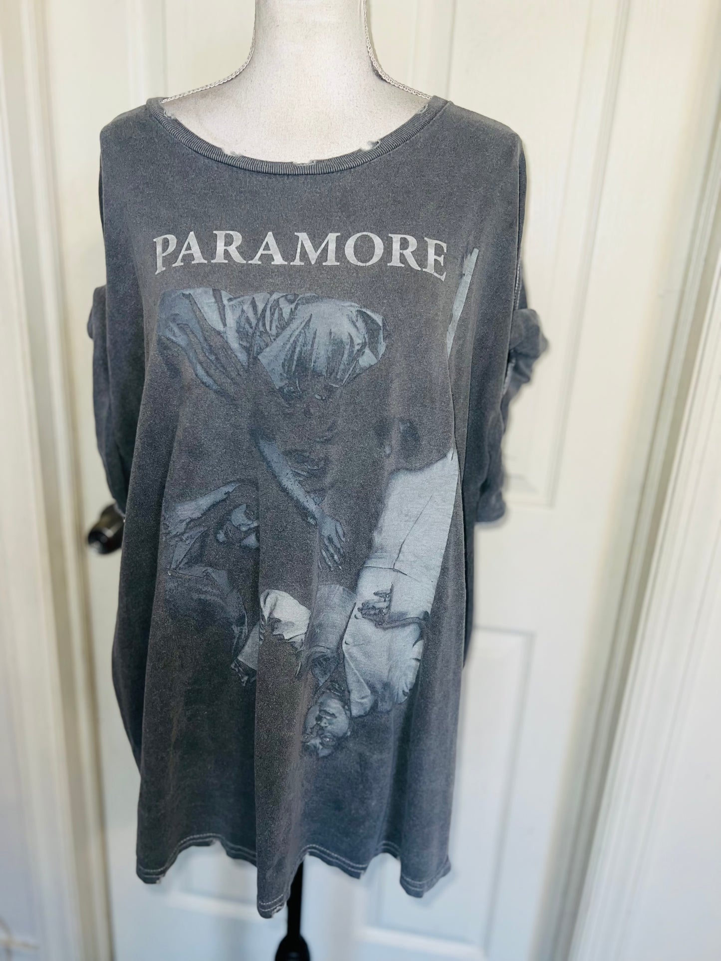 Paramore Oversized Distressed Tee