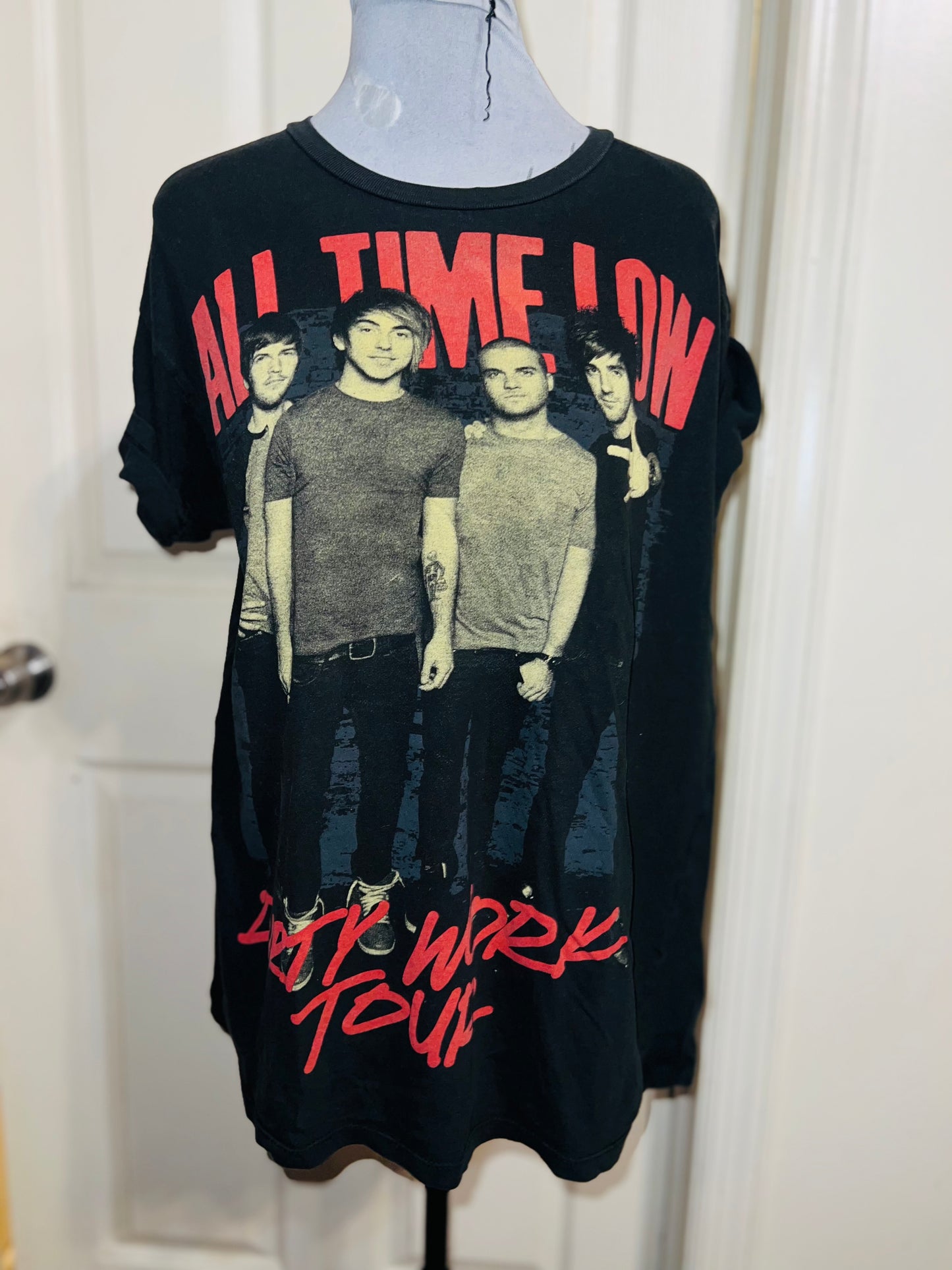All Time Low Vintage Oversized Double Sided Tee