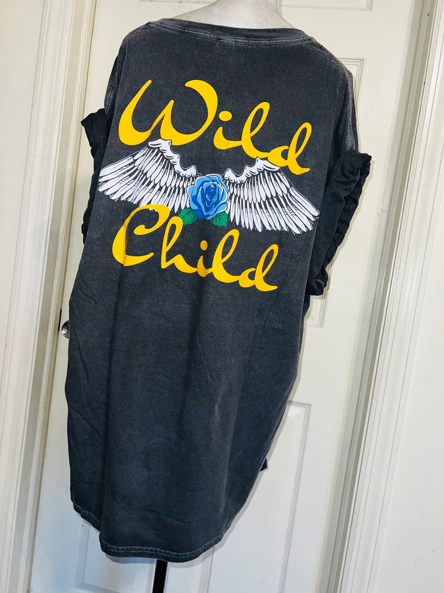 Betty Boop Wild Child Oversized Distressed Tee