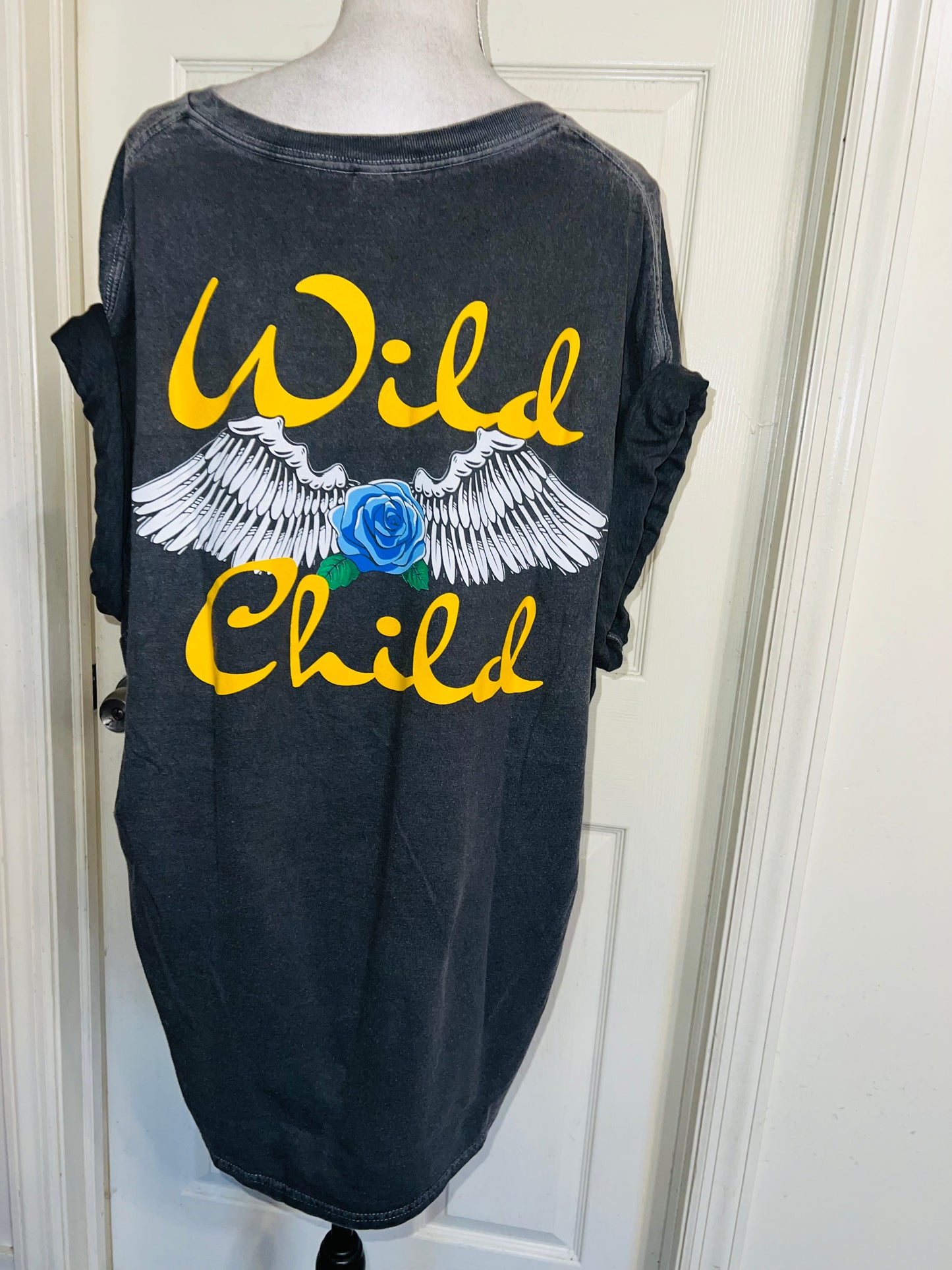 Betty Boop Wild Child Oversized Distressed Tee