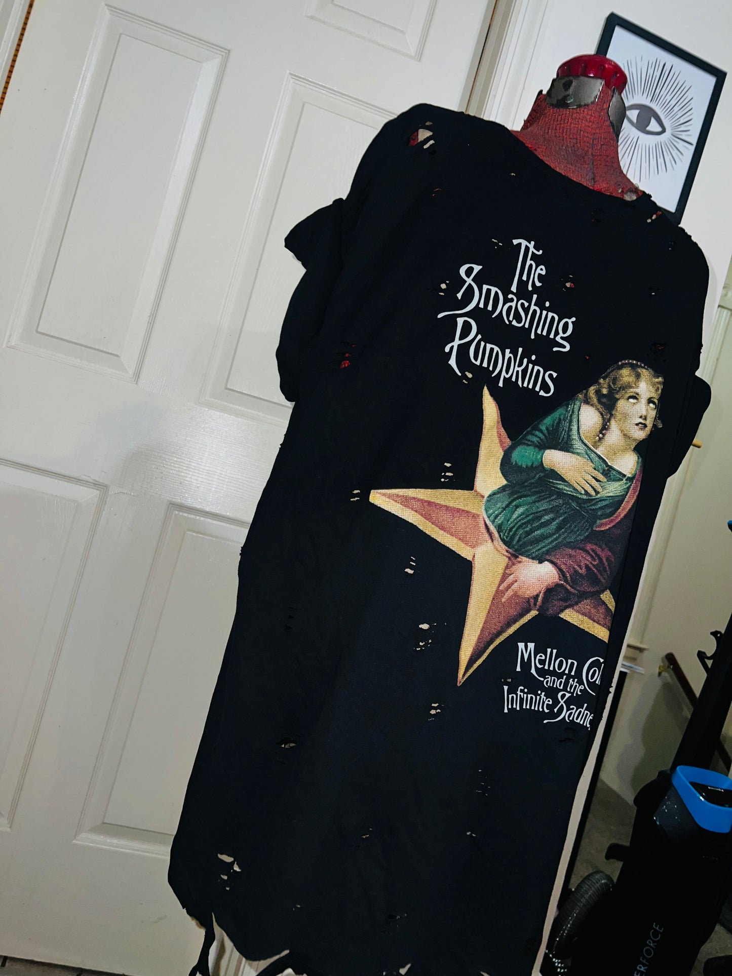 Smashing Pumpkins Oversized Distressed Tee