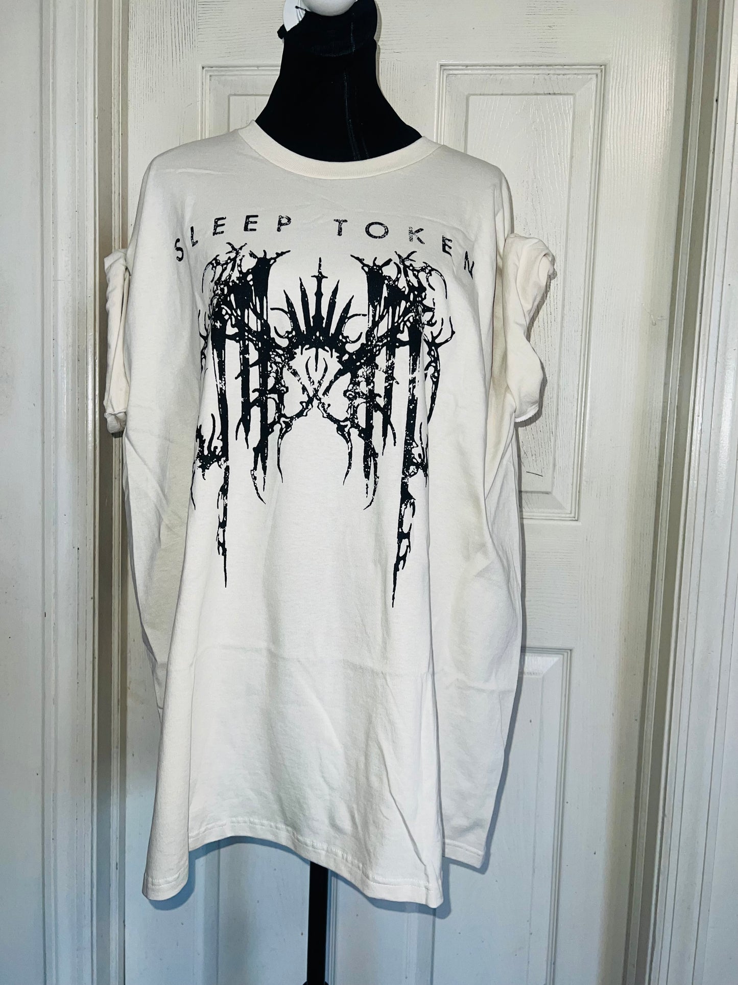 Sleep Token Oversized Distressed Tee