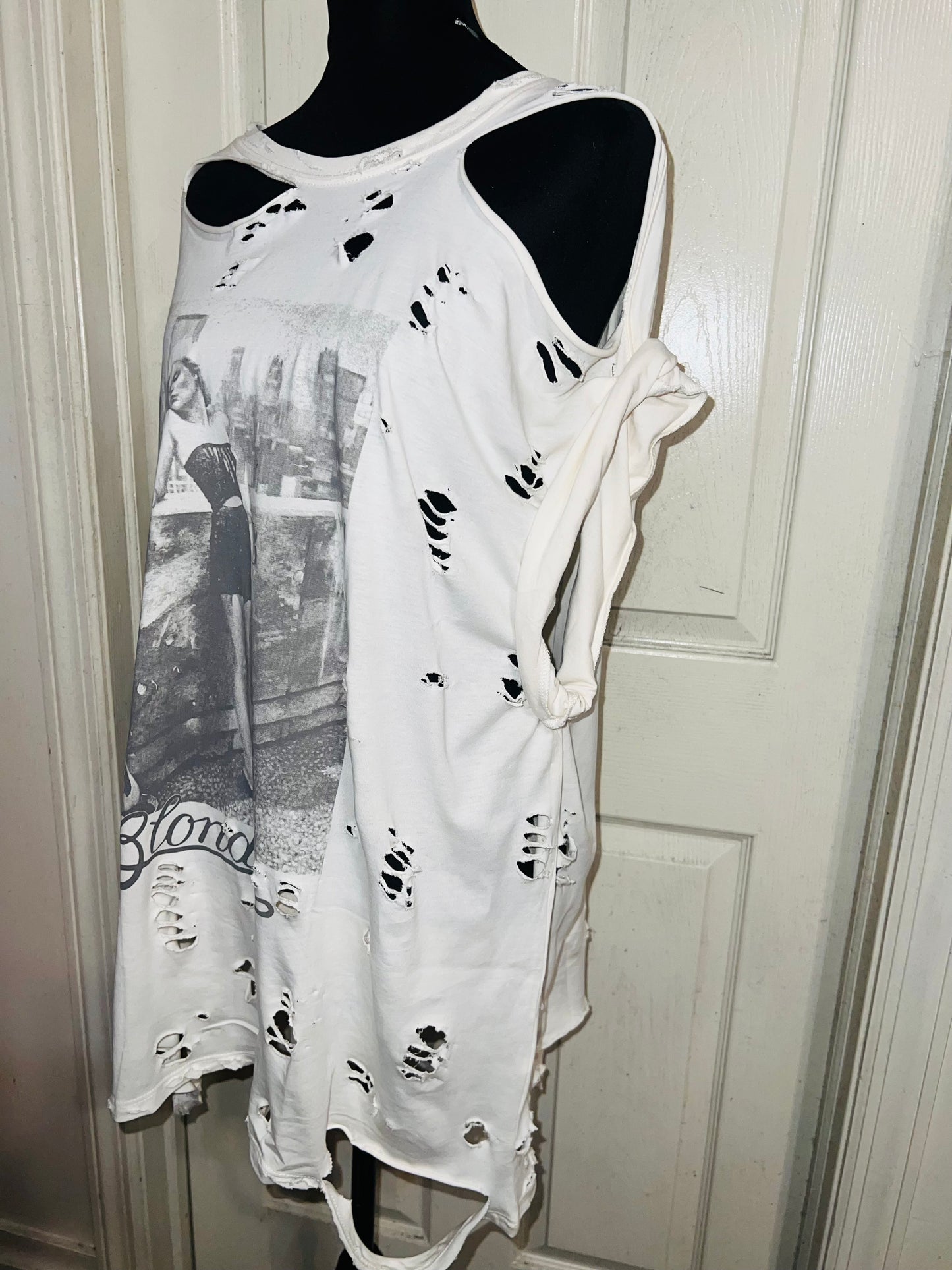 Blondie Oversized Distressed Tee (AS IS)