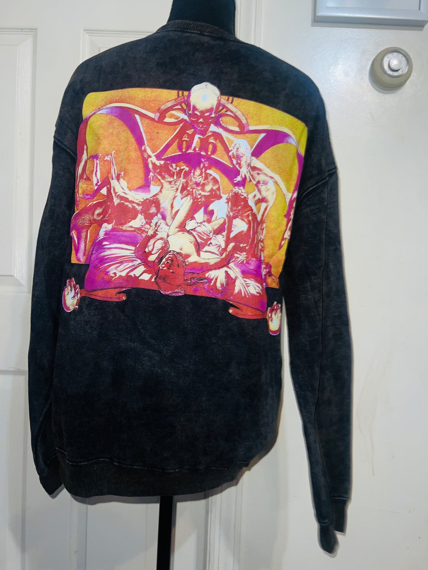 Black Sabbath Double Sided Oversized Sweatshirt