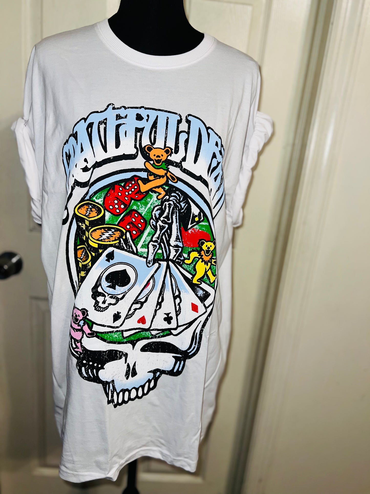 Grateful Dead Oversized Distressed Tee