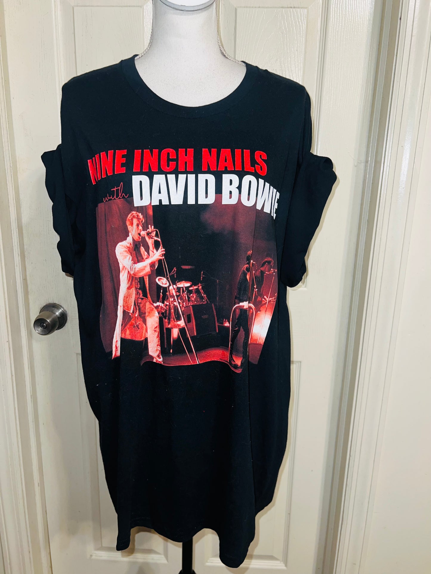Nine Inch Nails and David Bowie Oversized Tee