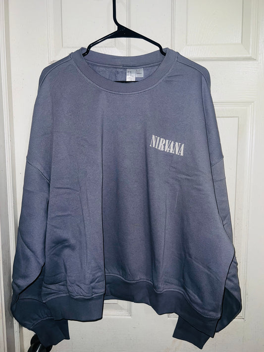 Nirvana Double Sided Oversized Sweatshirt