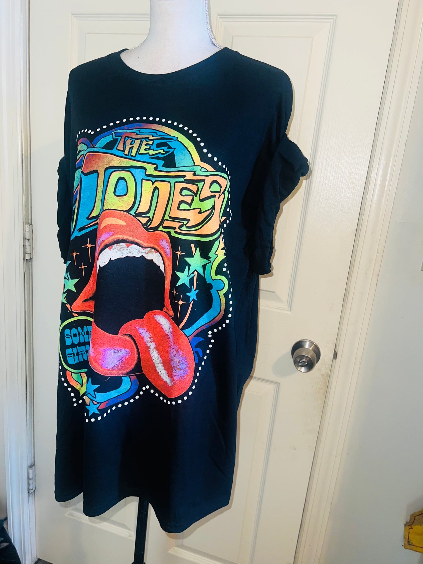 Rolling Stones Oversized Distressed Tee
