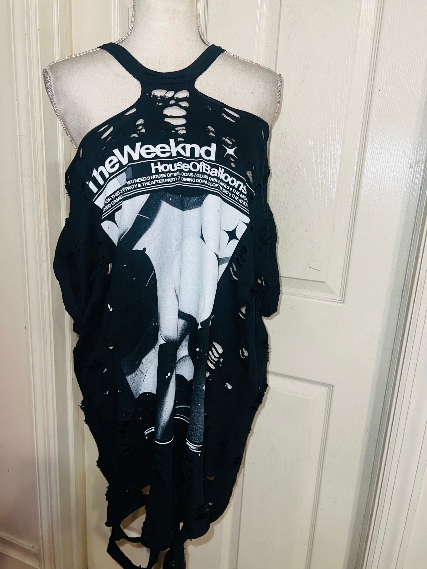 The Weeknd HOB Oversized Distressed Tee