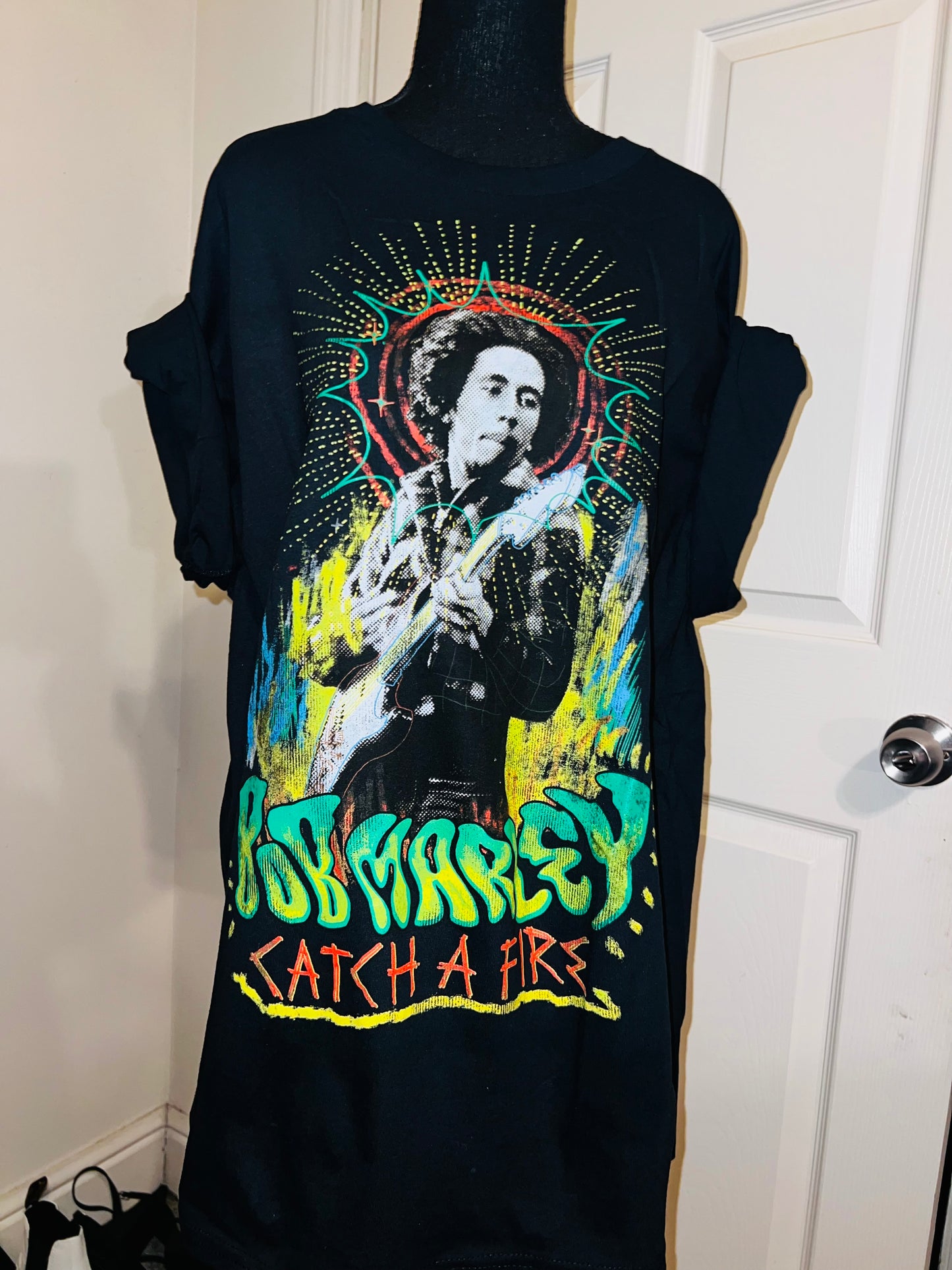 Bob Marley Double Sided Oversized Tee