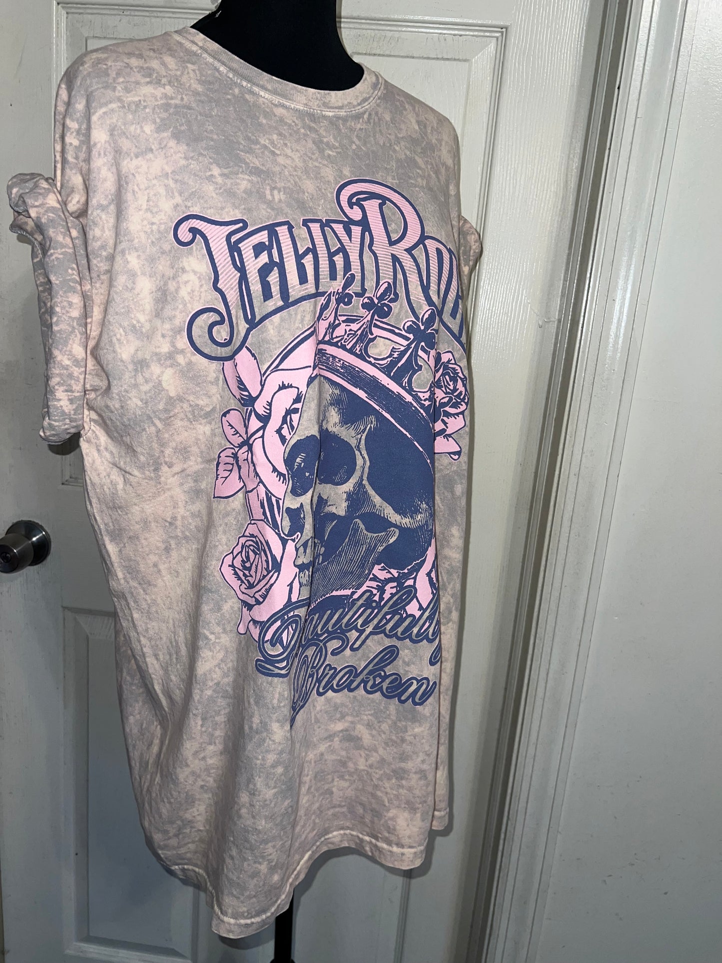 Jelly Roll Oversized Distressed Tee