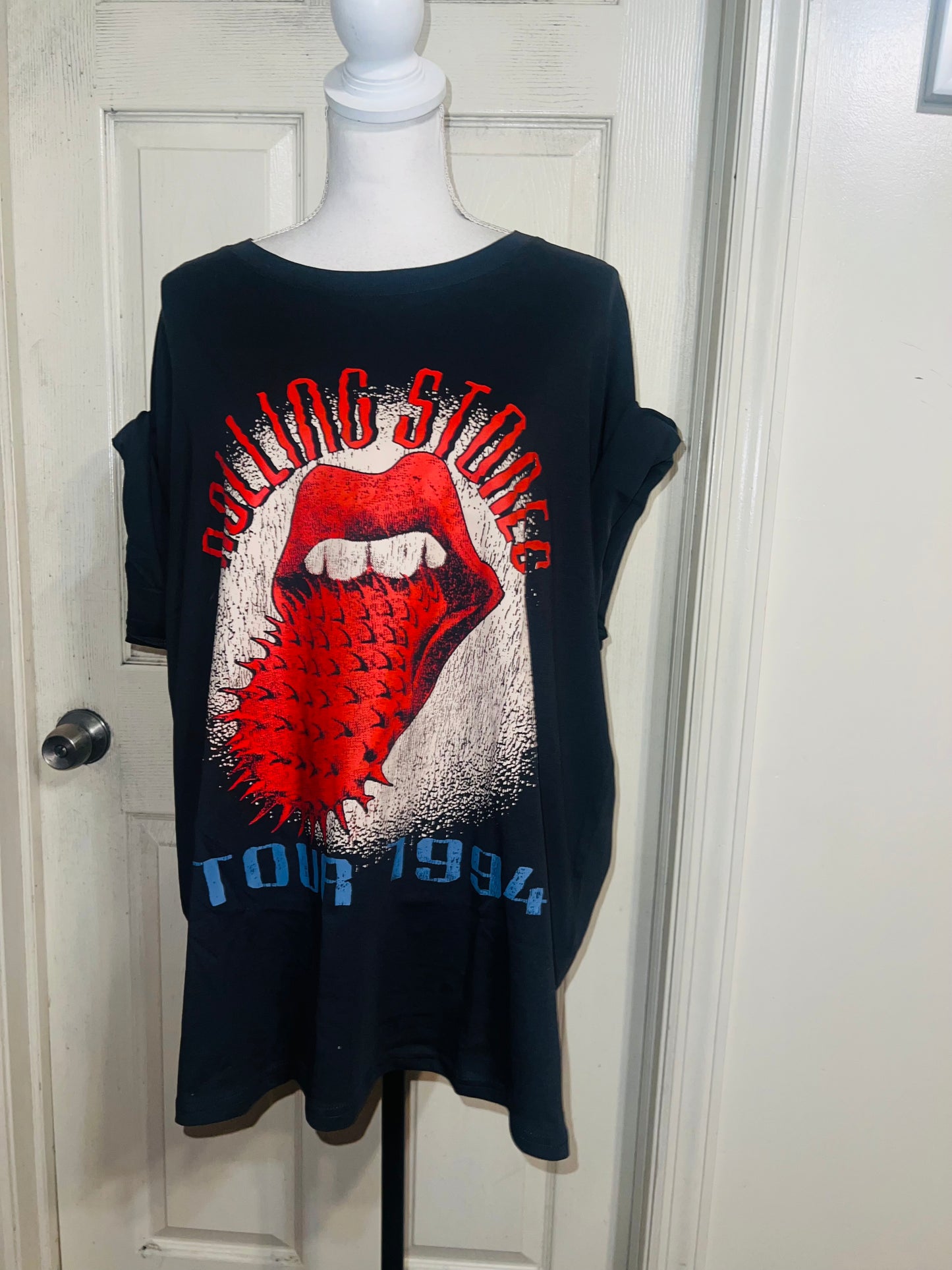 Rolling Stones Oversized Distressed Tee