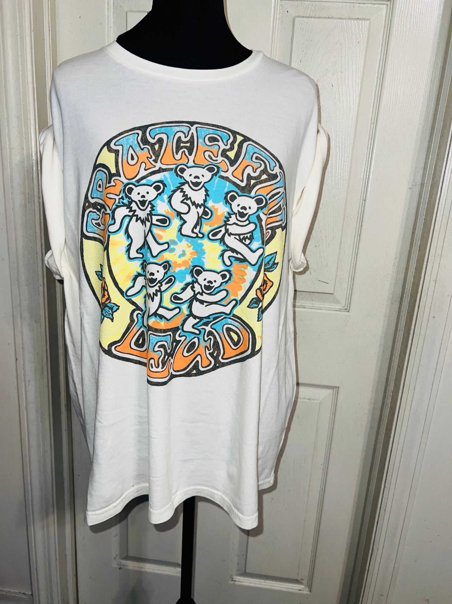 Grateful Dead Double Sided Oversized Distressed Tee