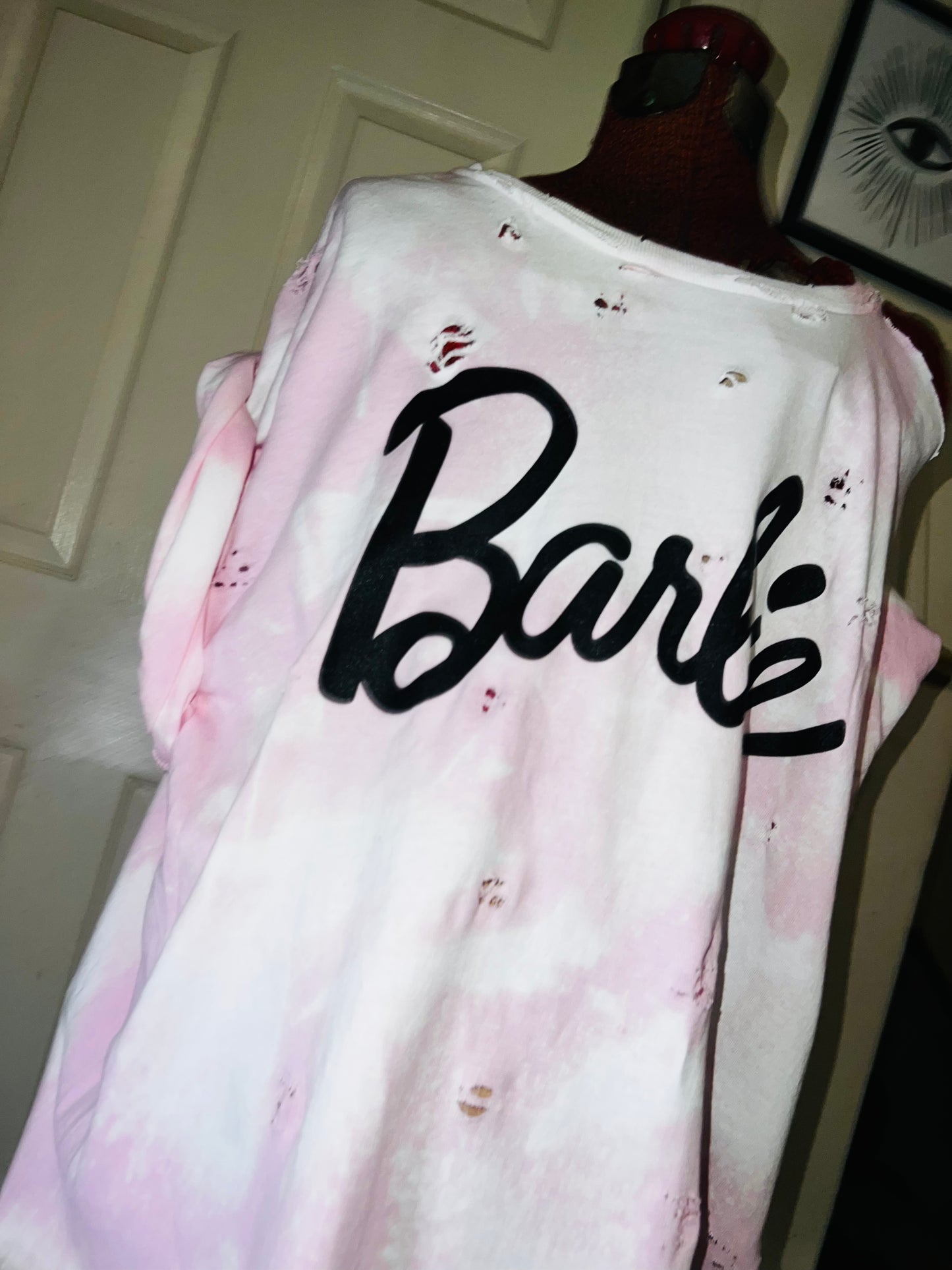 Barbie Oversized Distressed Tee
