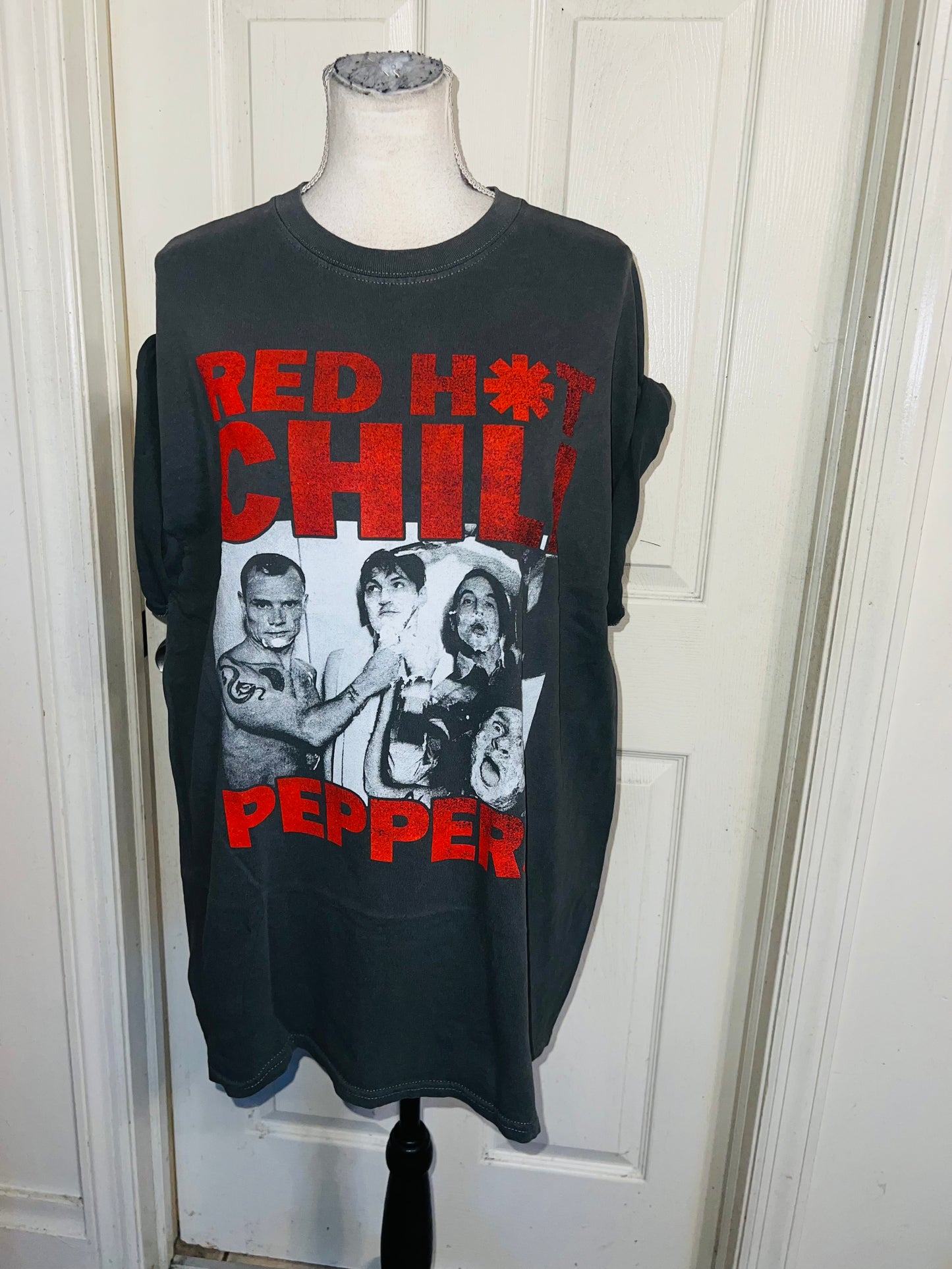 Red Hot Chili Peppers Oversized Distressed Tee