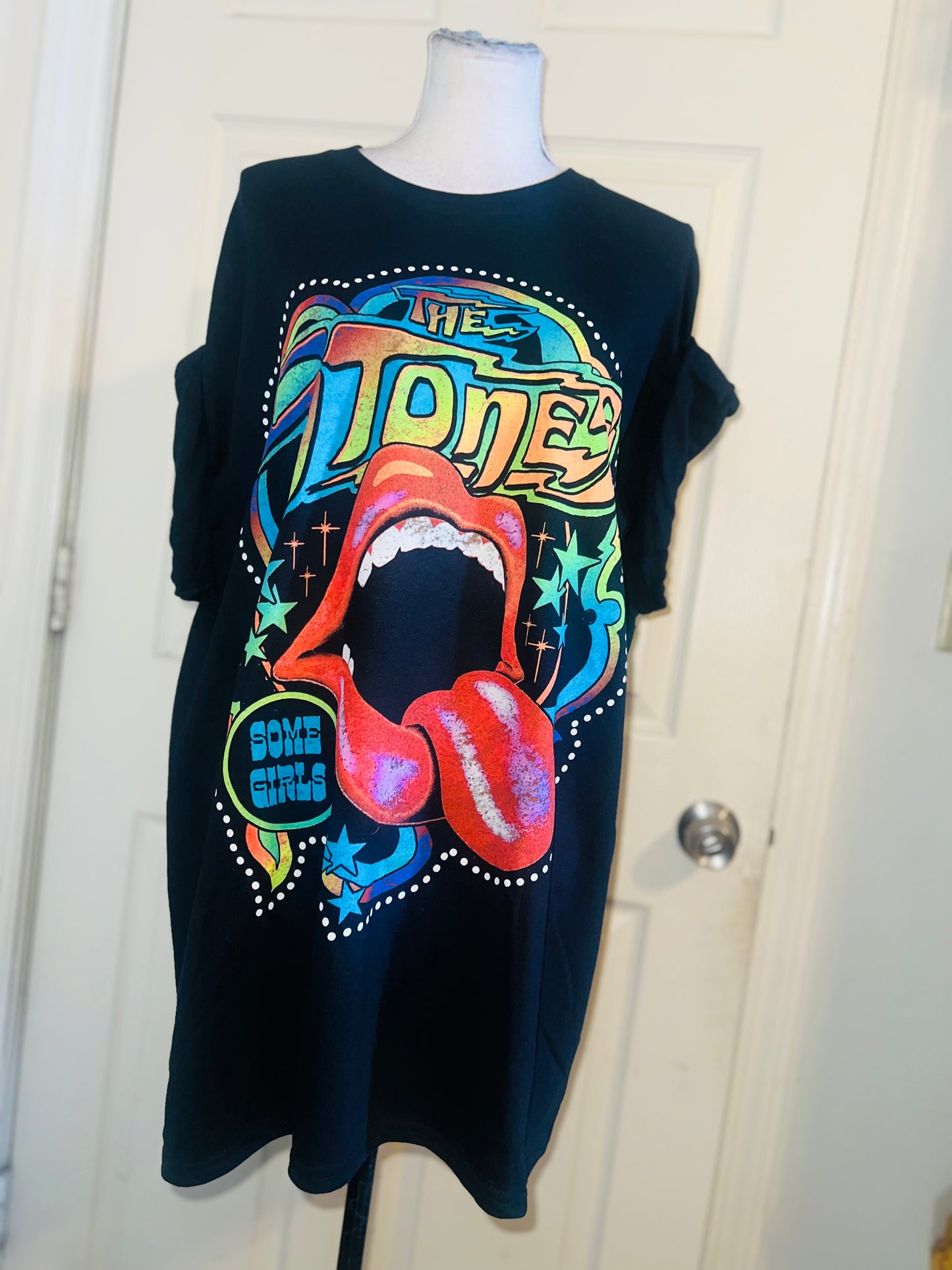 Rolling Stones Oversized Distressed Tee