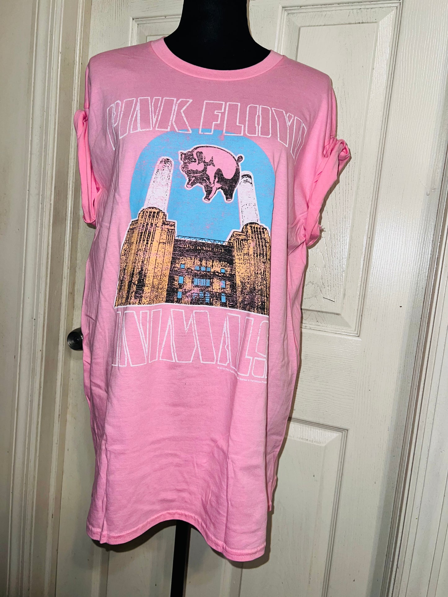 Pink Floyd Oversized Distressed Tee