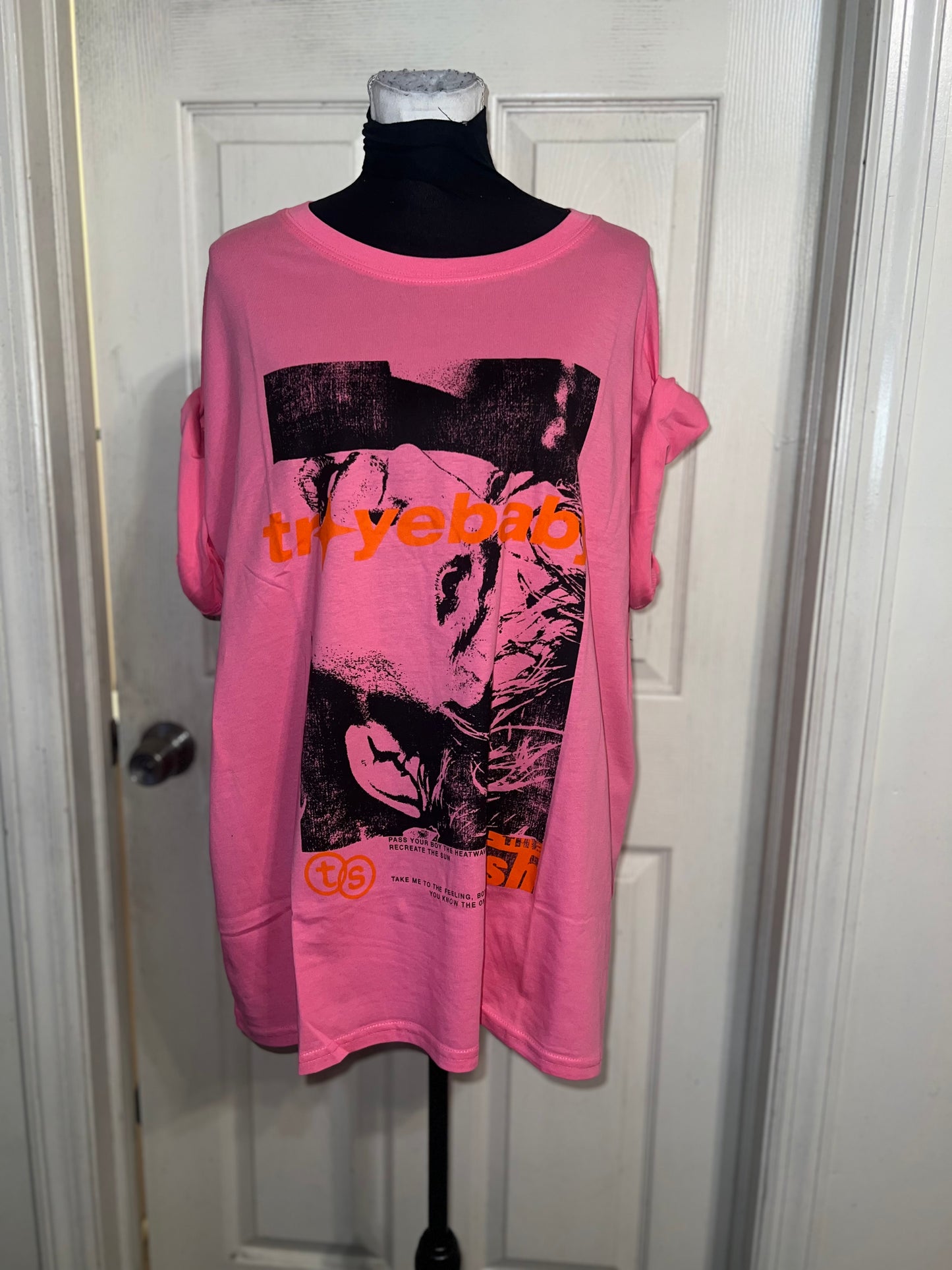 Troye Sivan Oversized Distressed Tee