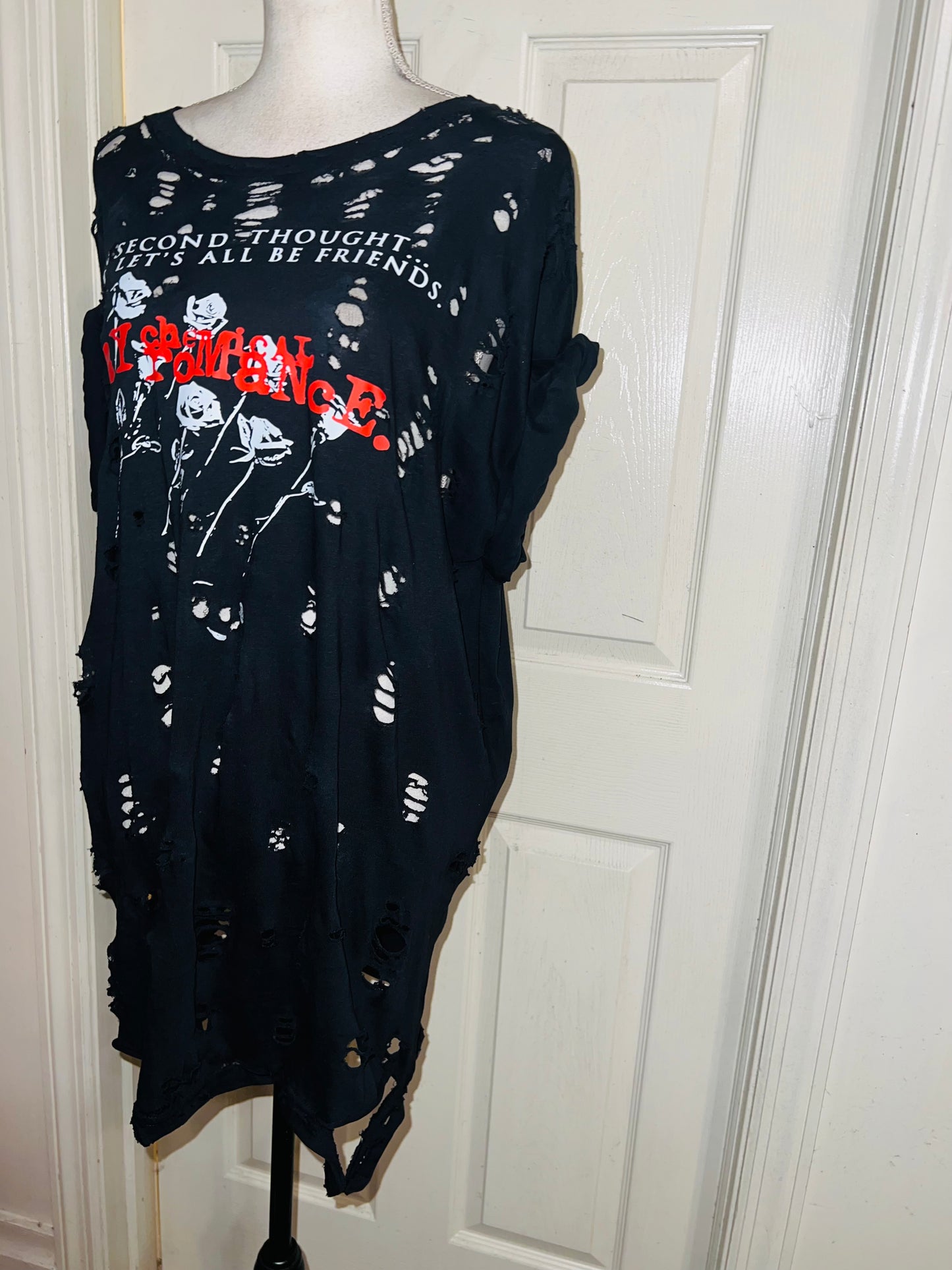My Chemical Romance Oversized Distressed Tee