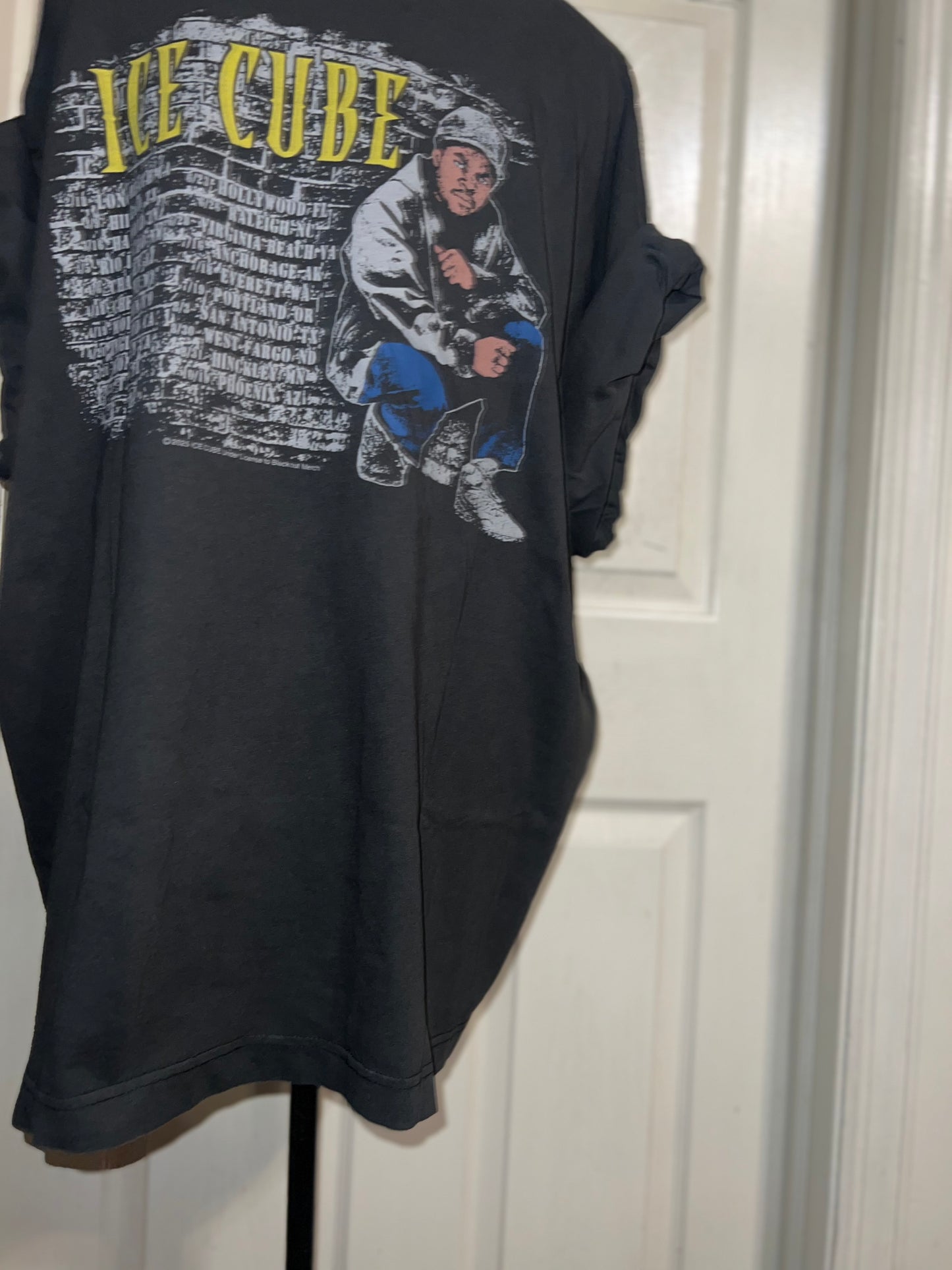 Ice Cube Double Sided Oversized Distressed Tee