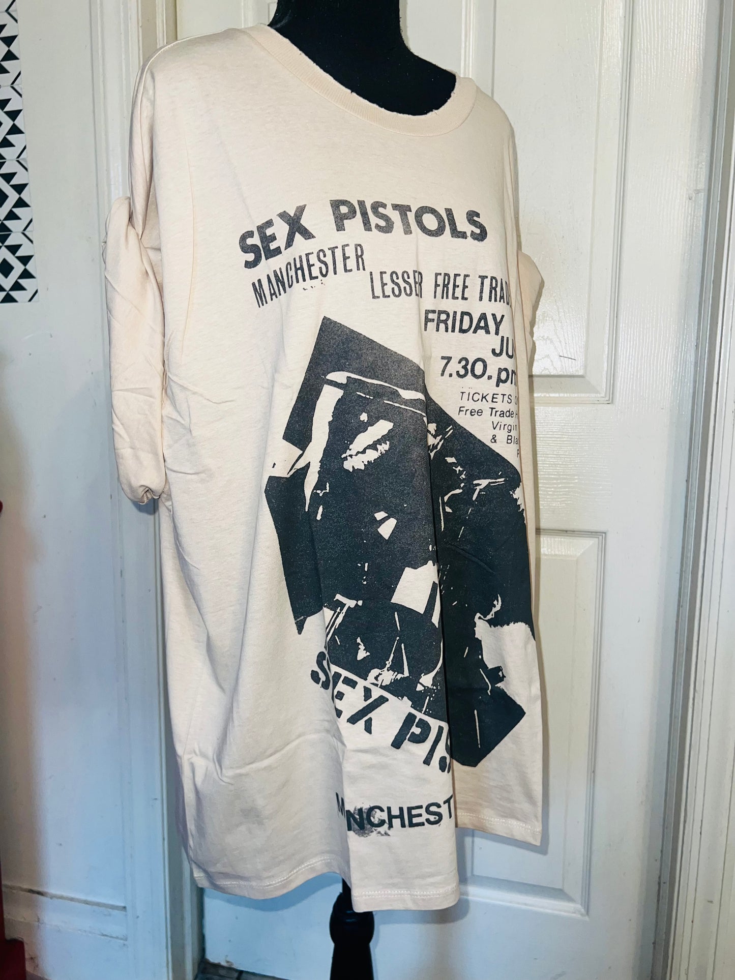 The Sex Pistols Oversized Distressed Tee