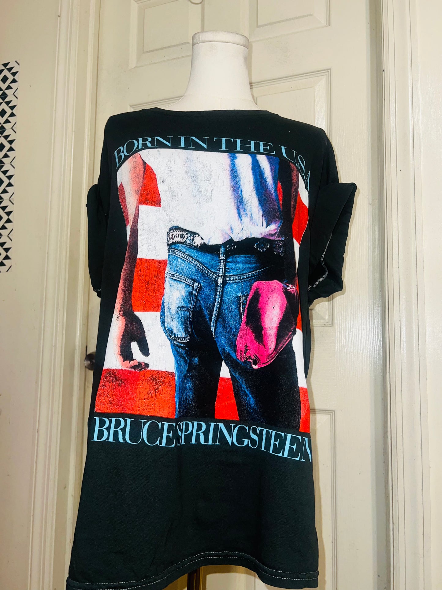 Bruce Springsteen Oversized Distressed Tee