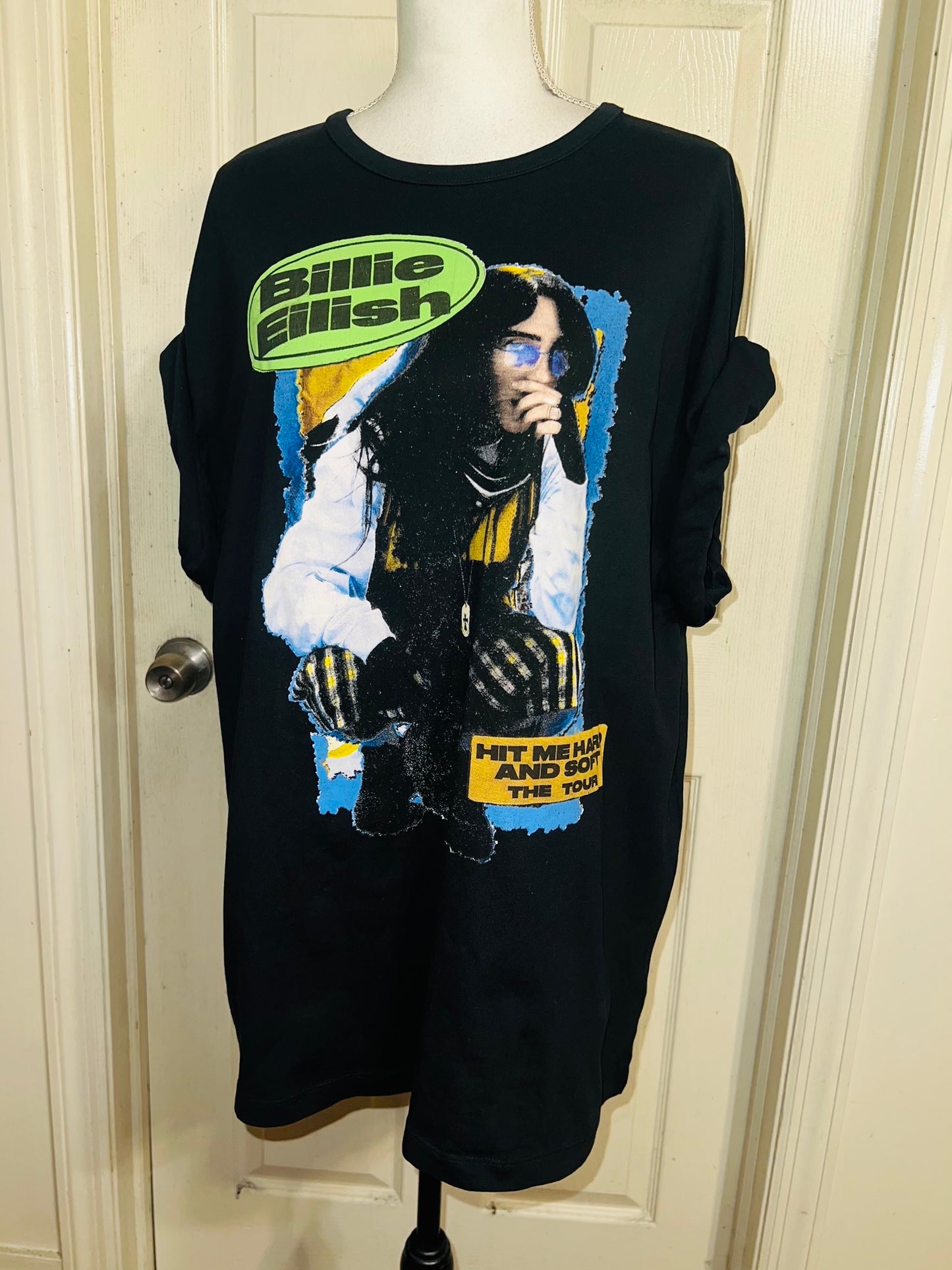 Billie Eilish Double Sided HMHAS Tour Distressed Tee