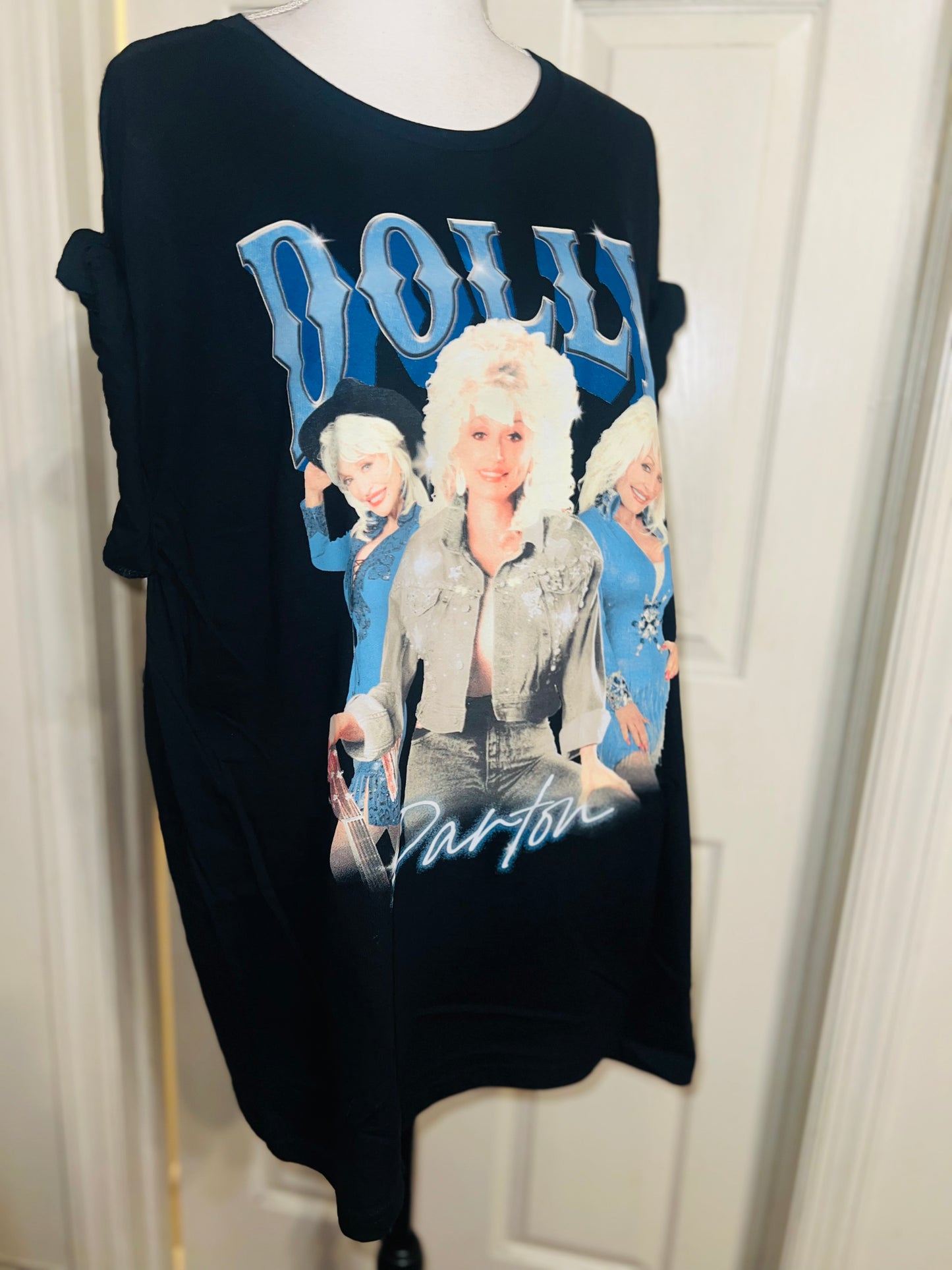 Dolly Parton Oversized Distressed Tee