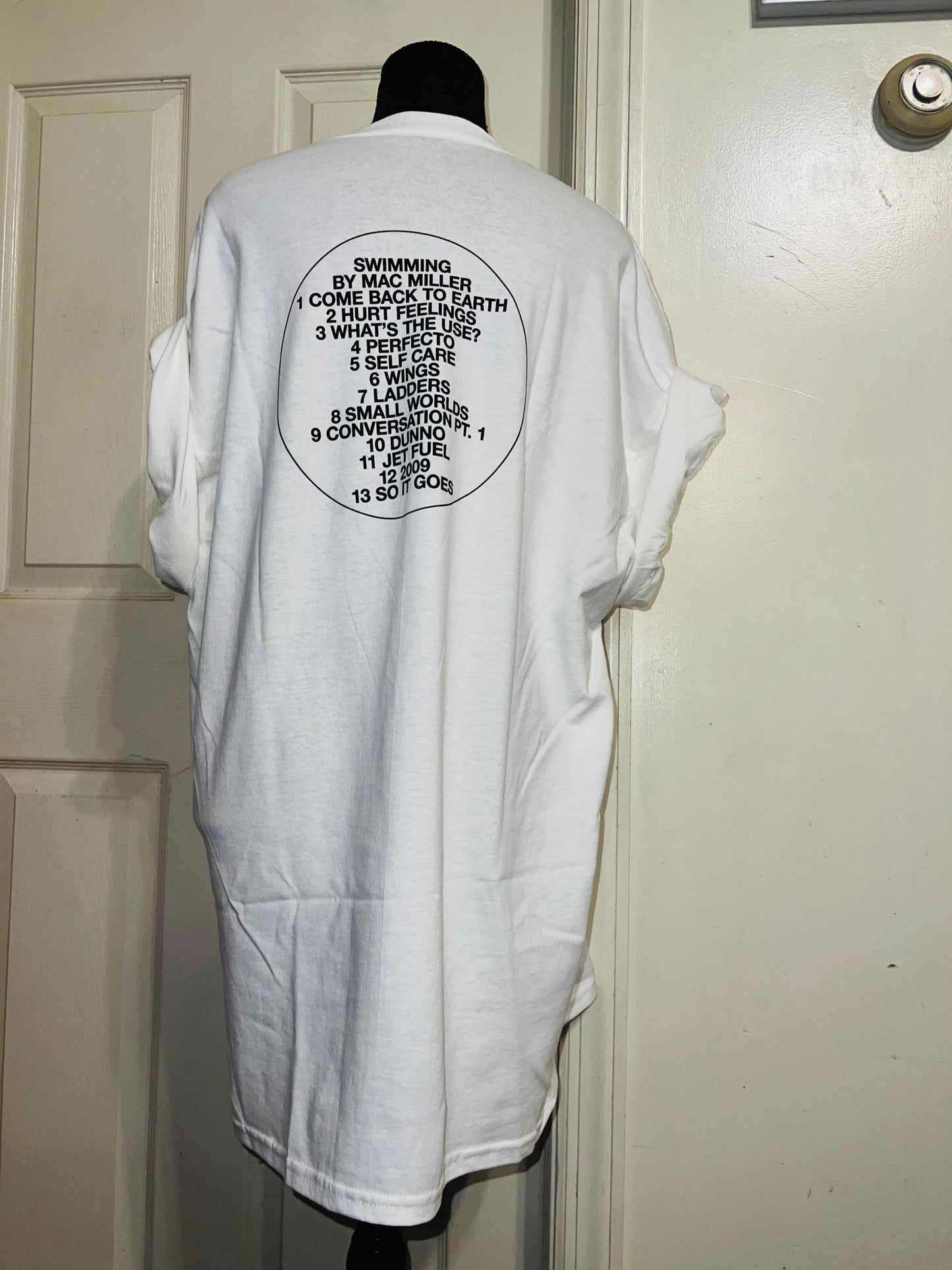 Mac Miller Swimming Double Sided Oversized Tee