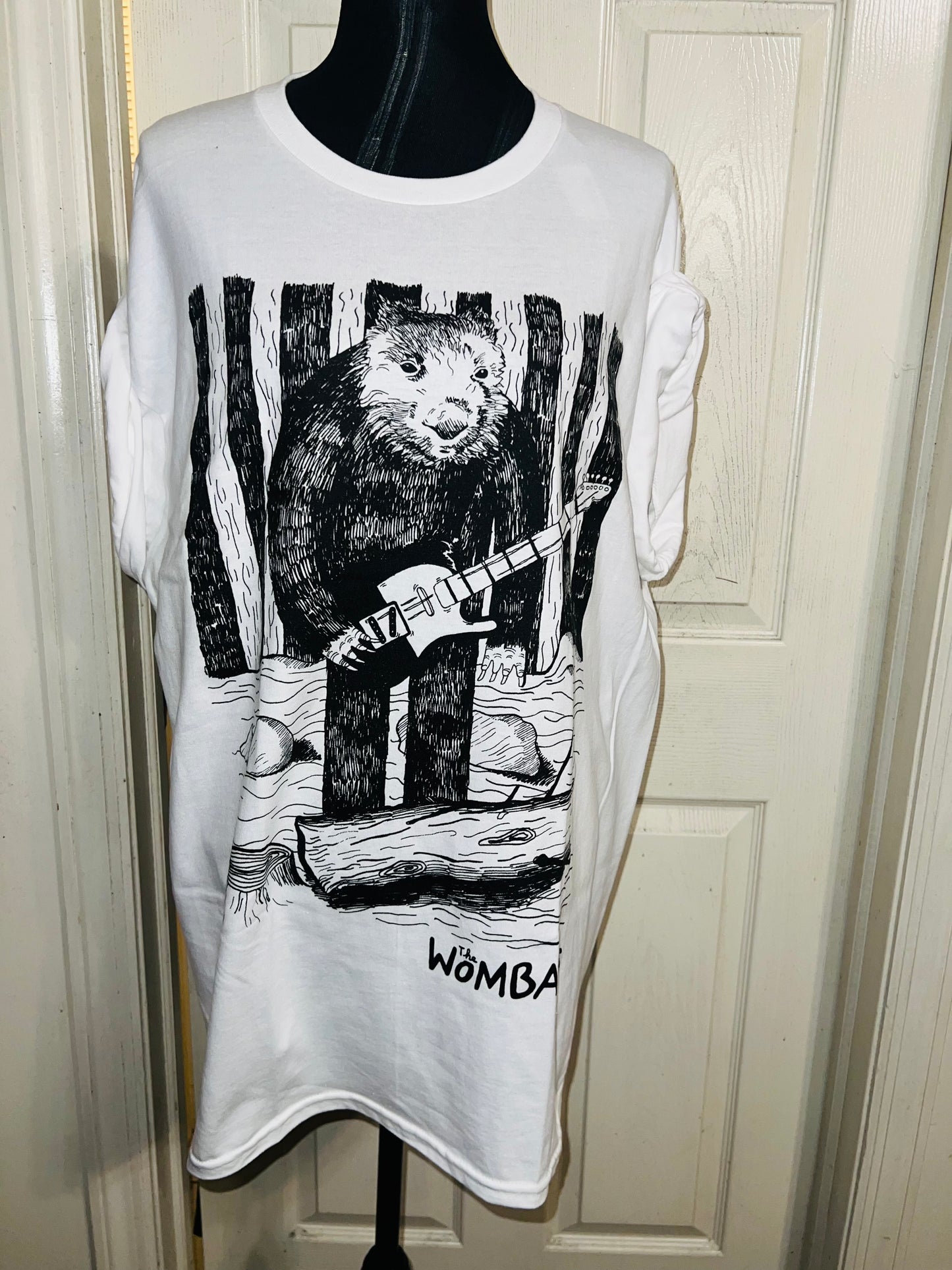 The Wombats Oversized Distressed Tee